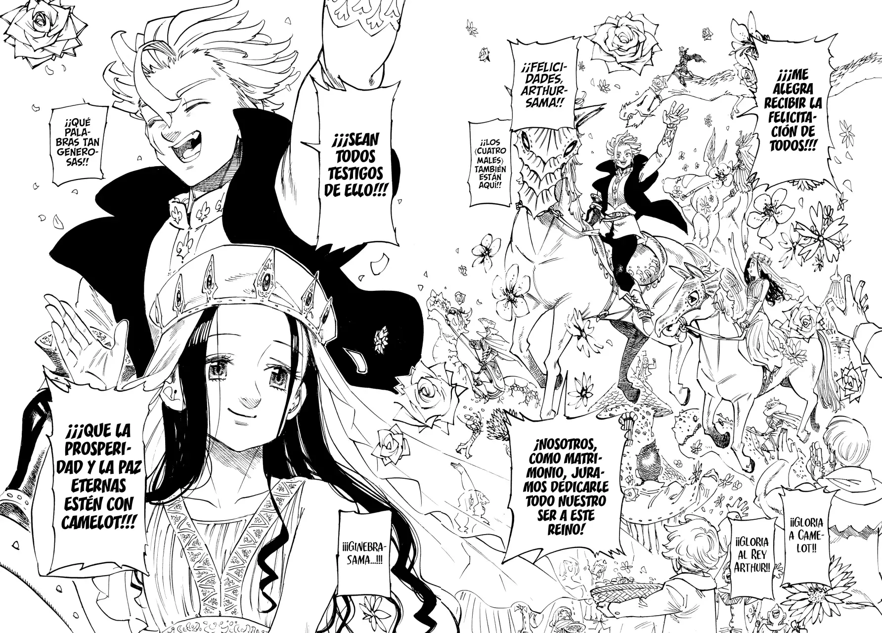 Mokushiroku no Yonkishi Capitulo 218: Boda Roja página 7