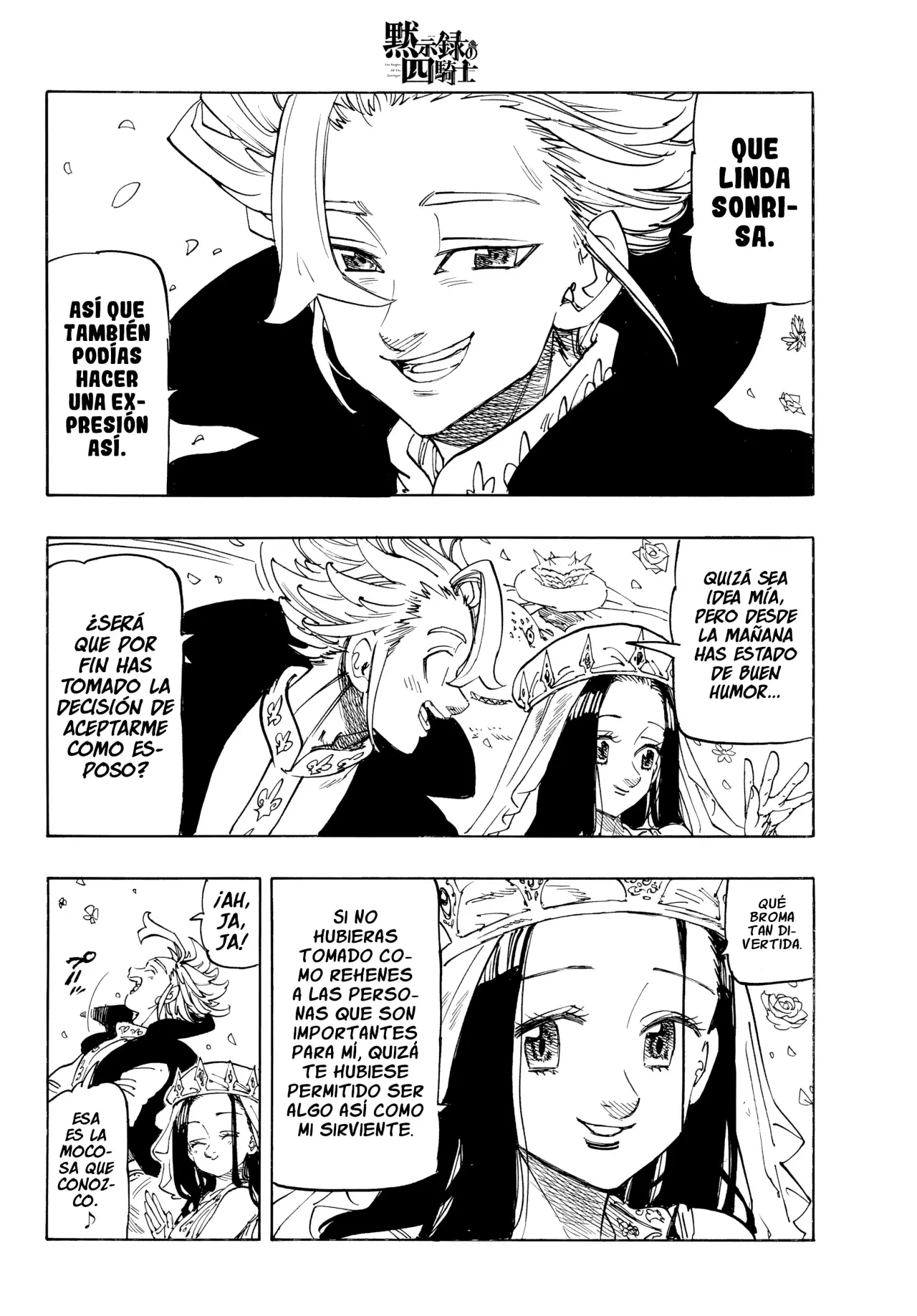 Mokushiroku no Yonkishi Capitulo 218: Boda Roja página 8