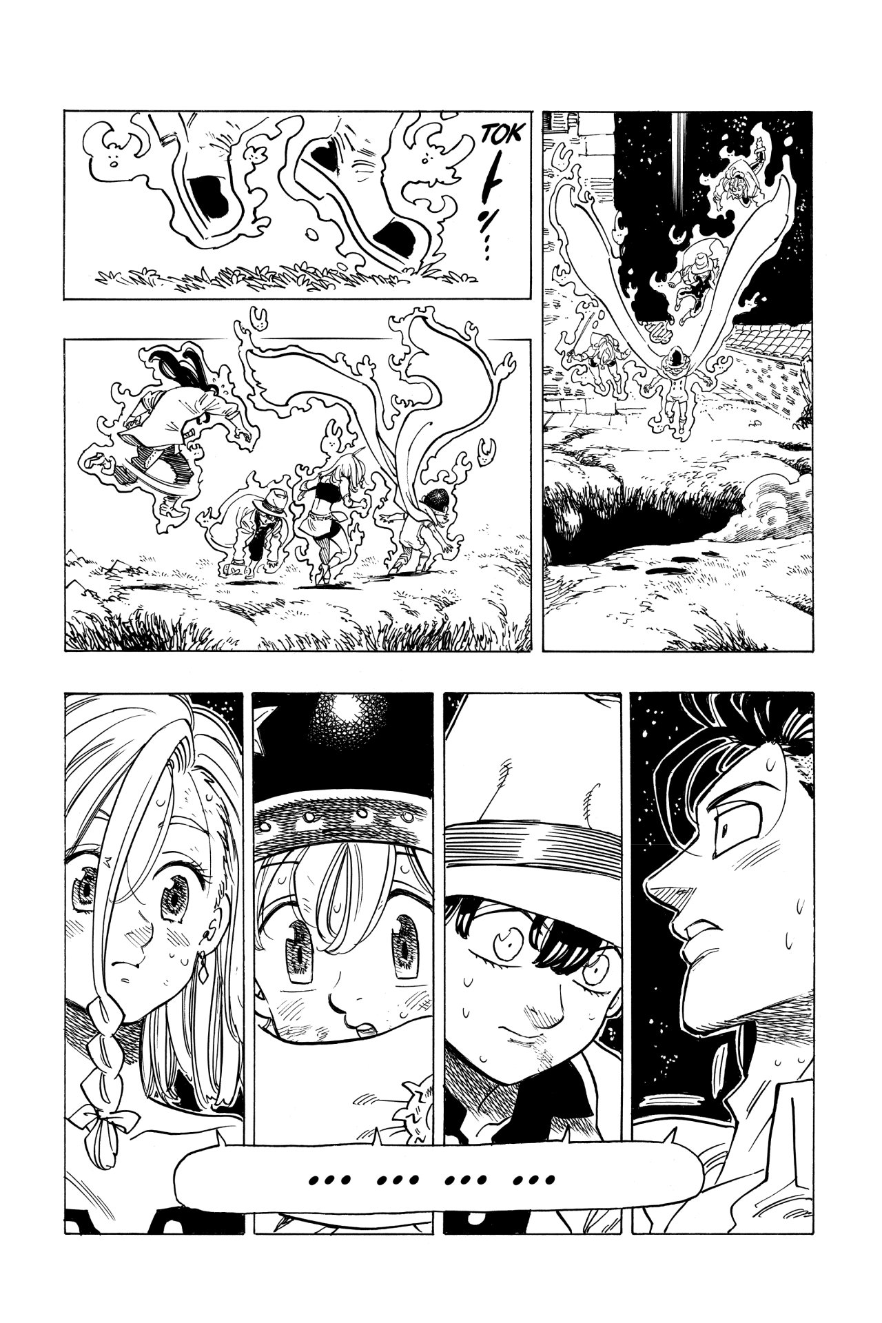 Mokushiroku no Yonkishi Capitulo 22: Jóvenes héroes página 10