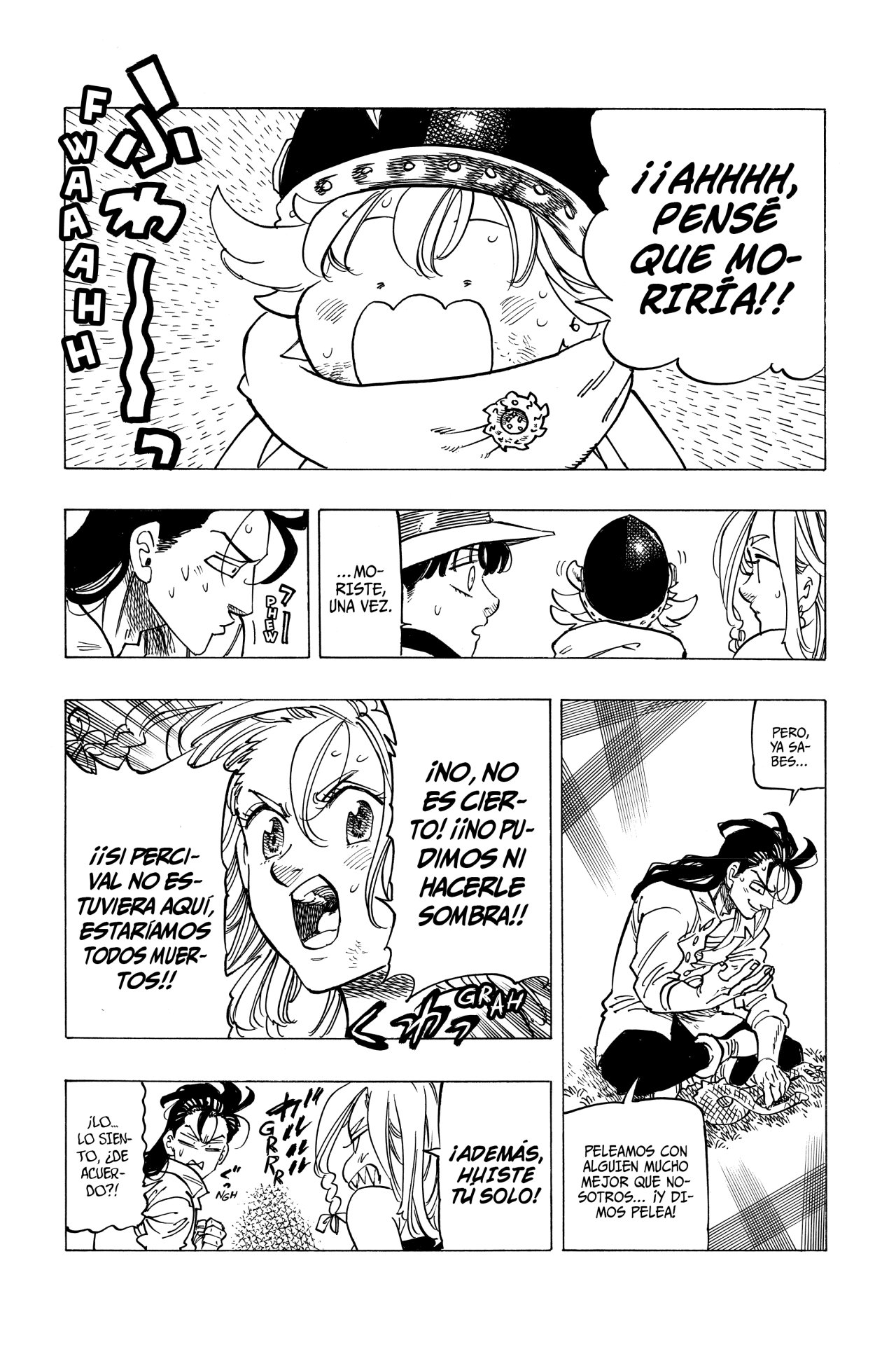 Mokushiroku no Yonkishi Capitulo 22: Jóvenes héroes página 12