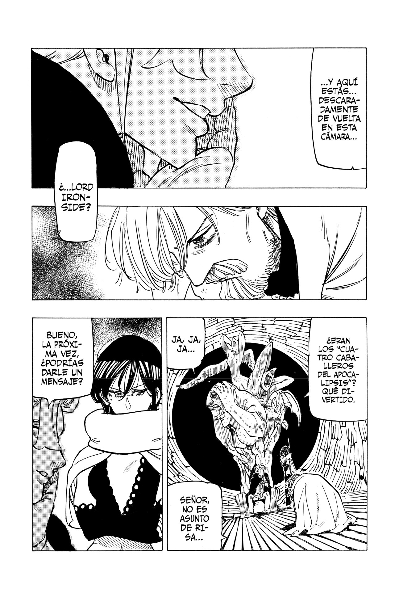 Mokushiroku no Yonkishi Capitulo 22: Jóvenes héroes página 21