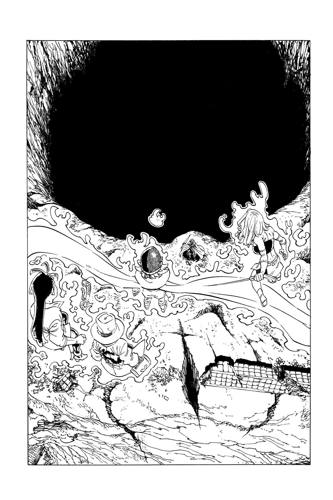 Mokushiroku no Yonkishi Capitulo 22: Jóvenes héroes página 3