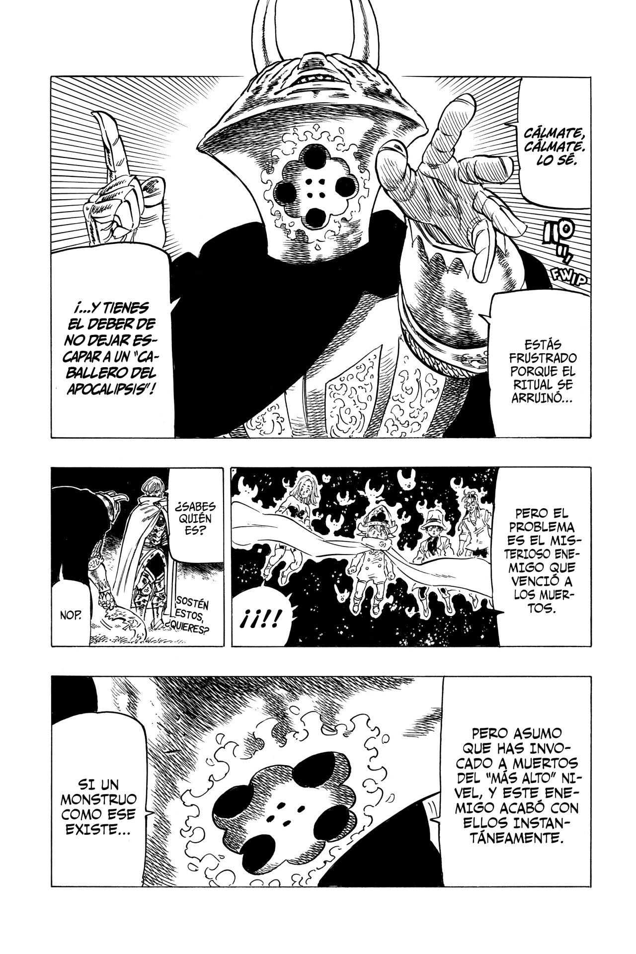 Mokushiroku no Yonkishi Capitulo 22: Jóvenes héroes página 7