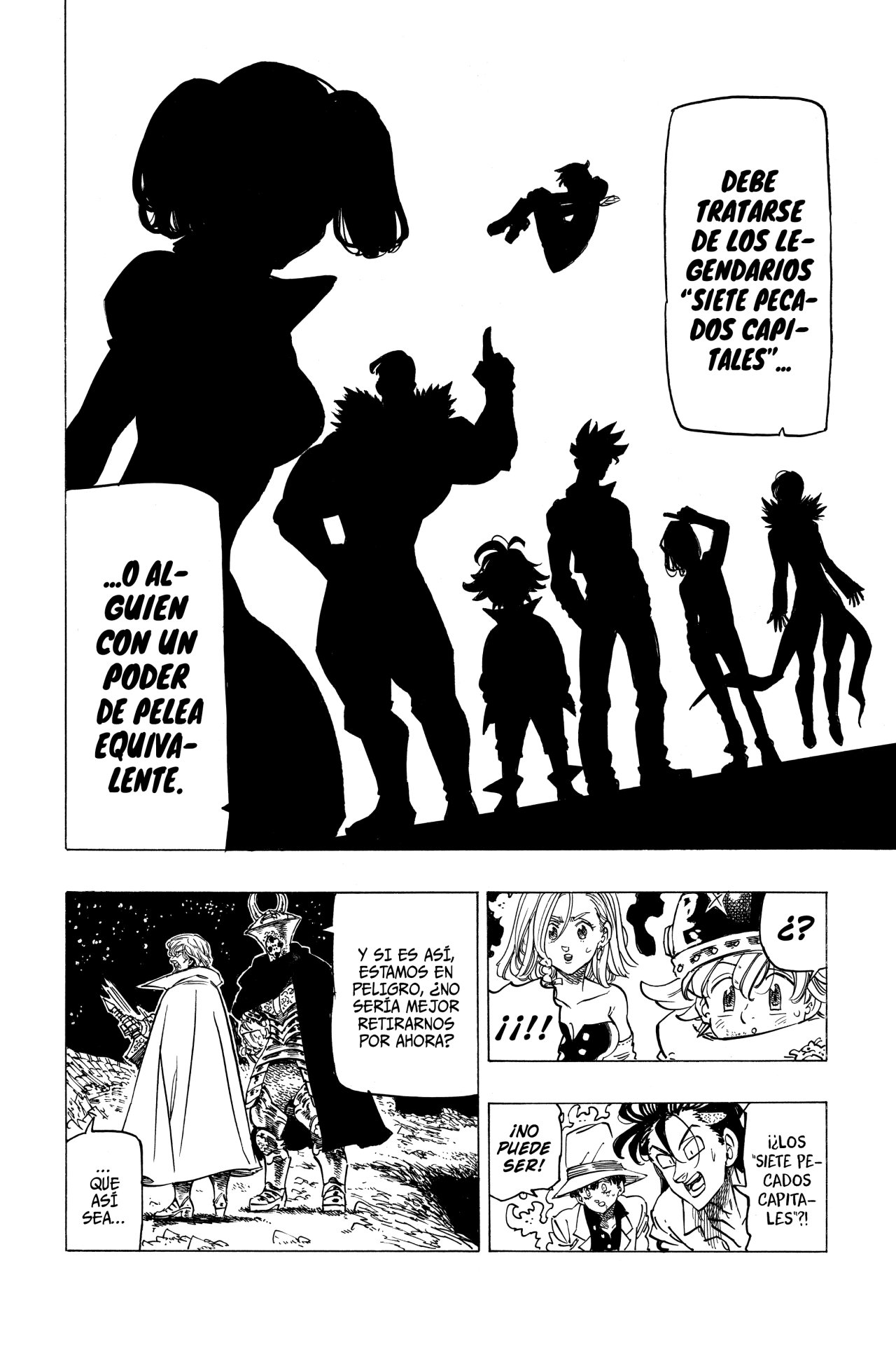 Mokushiroku no Yonkishi Capitulo 22: Jóvenes héroes página 8