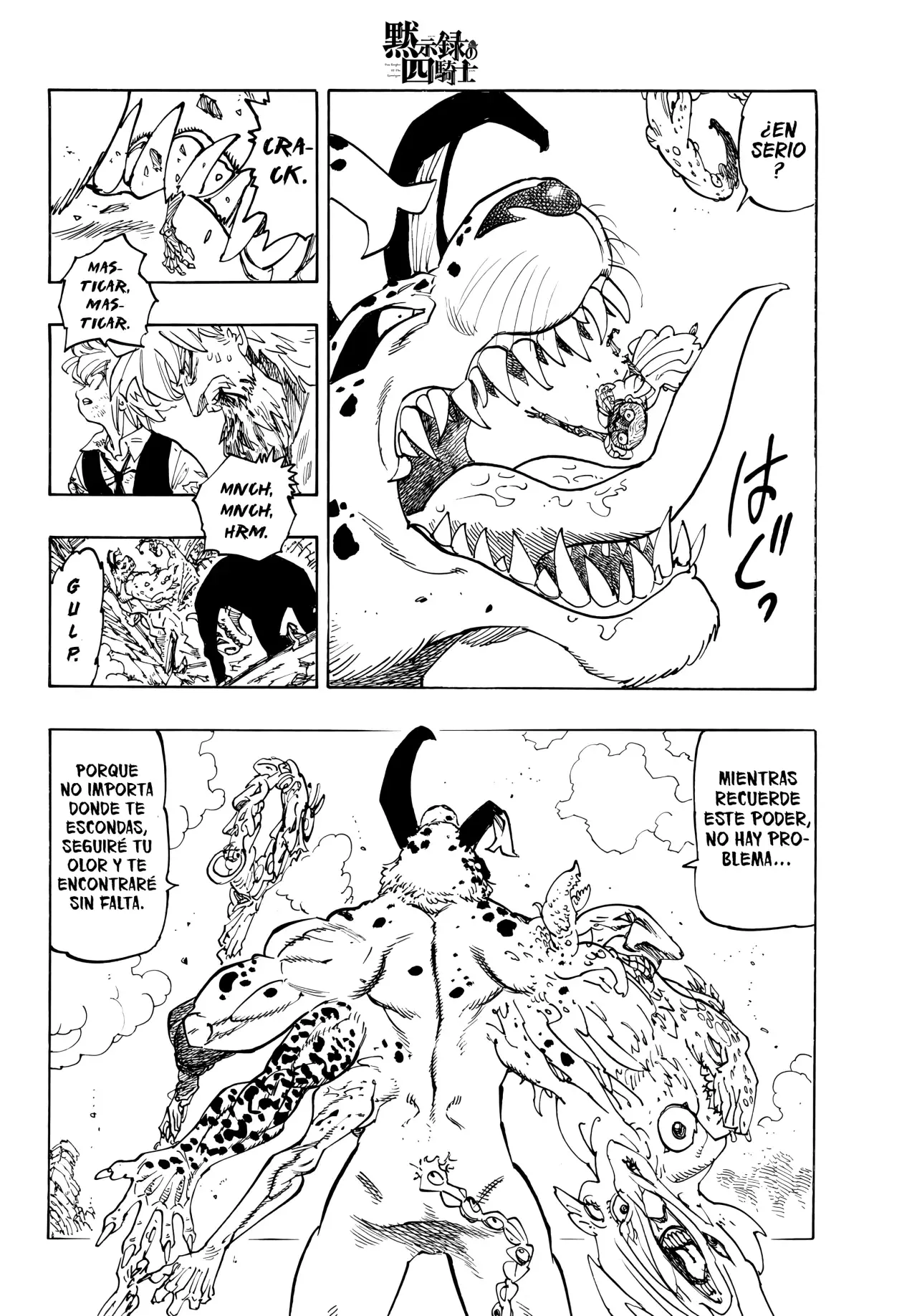 Mokushiroku no Yonkishi Capitulo 227: Lionés en frenesí página 8