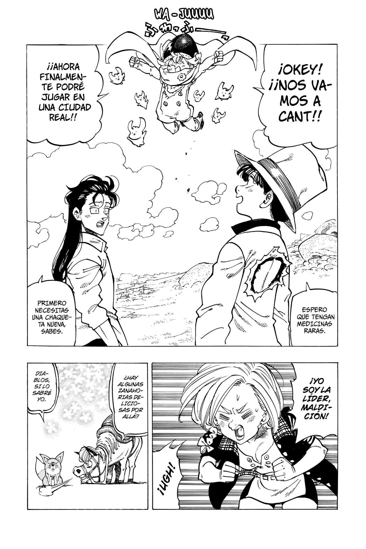 Mokushiroku no Yonkishi Capitulo 24: ¿Quién es el líder? página 18