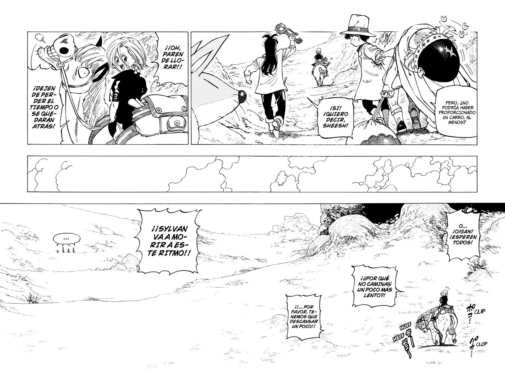 Mokushiroku no Yonkishi Capitulo 24: ¿Quién es el líder? página 7