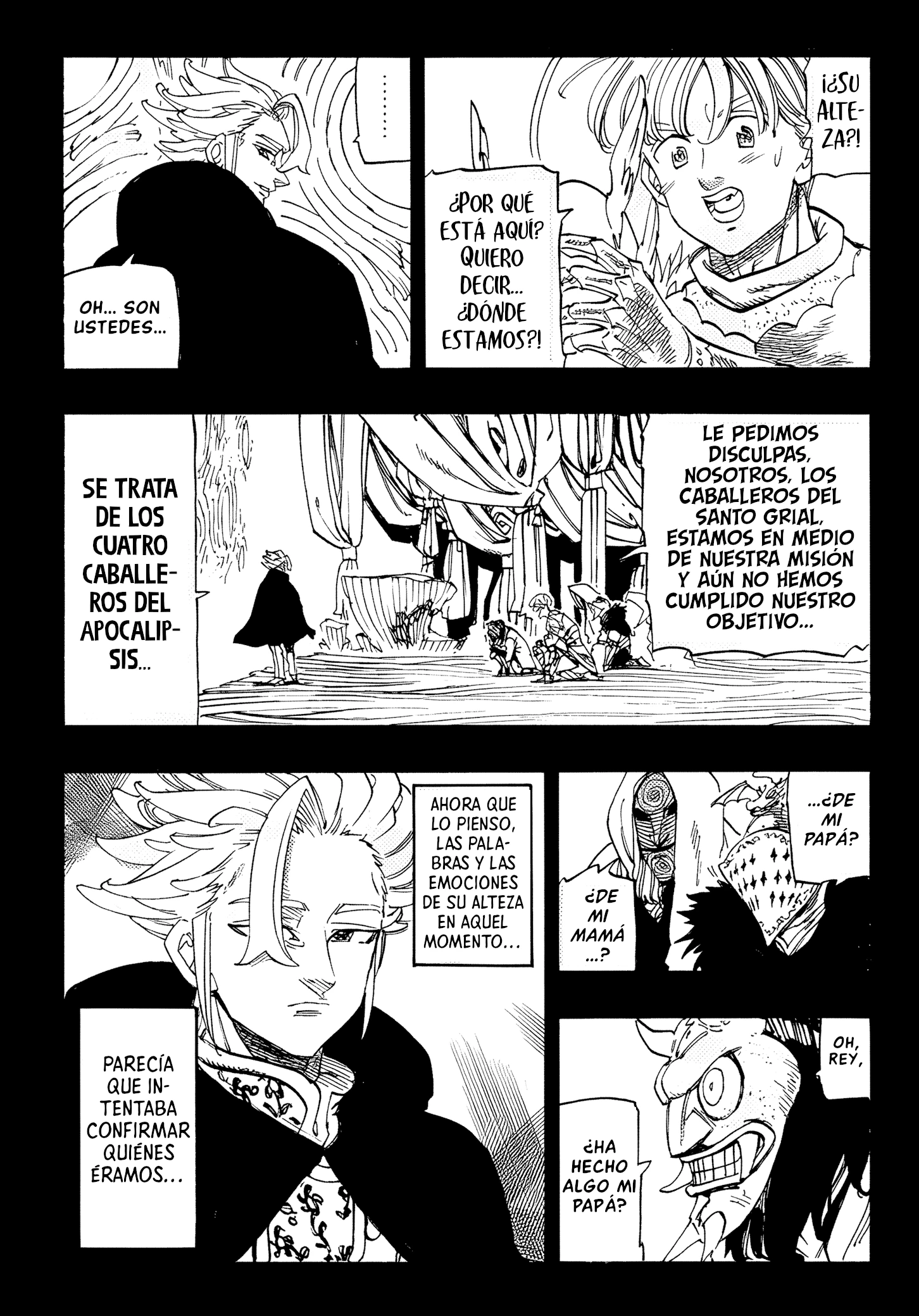 Mokushiroku no Yonkishi Capitulo 246 página 3