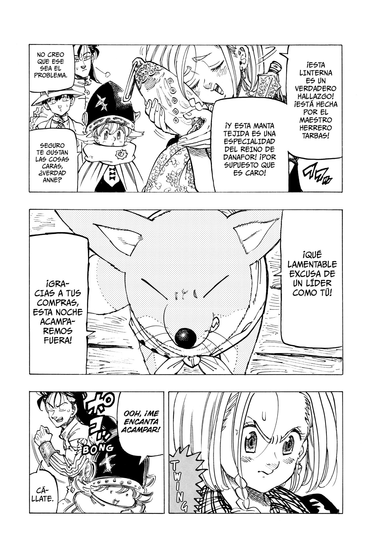 Mokushiroku no Yonkishi Capitulo 25: Un emocionante día en Cant página 12