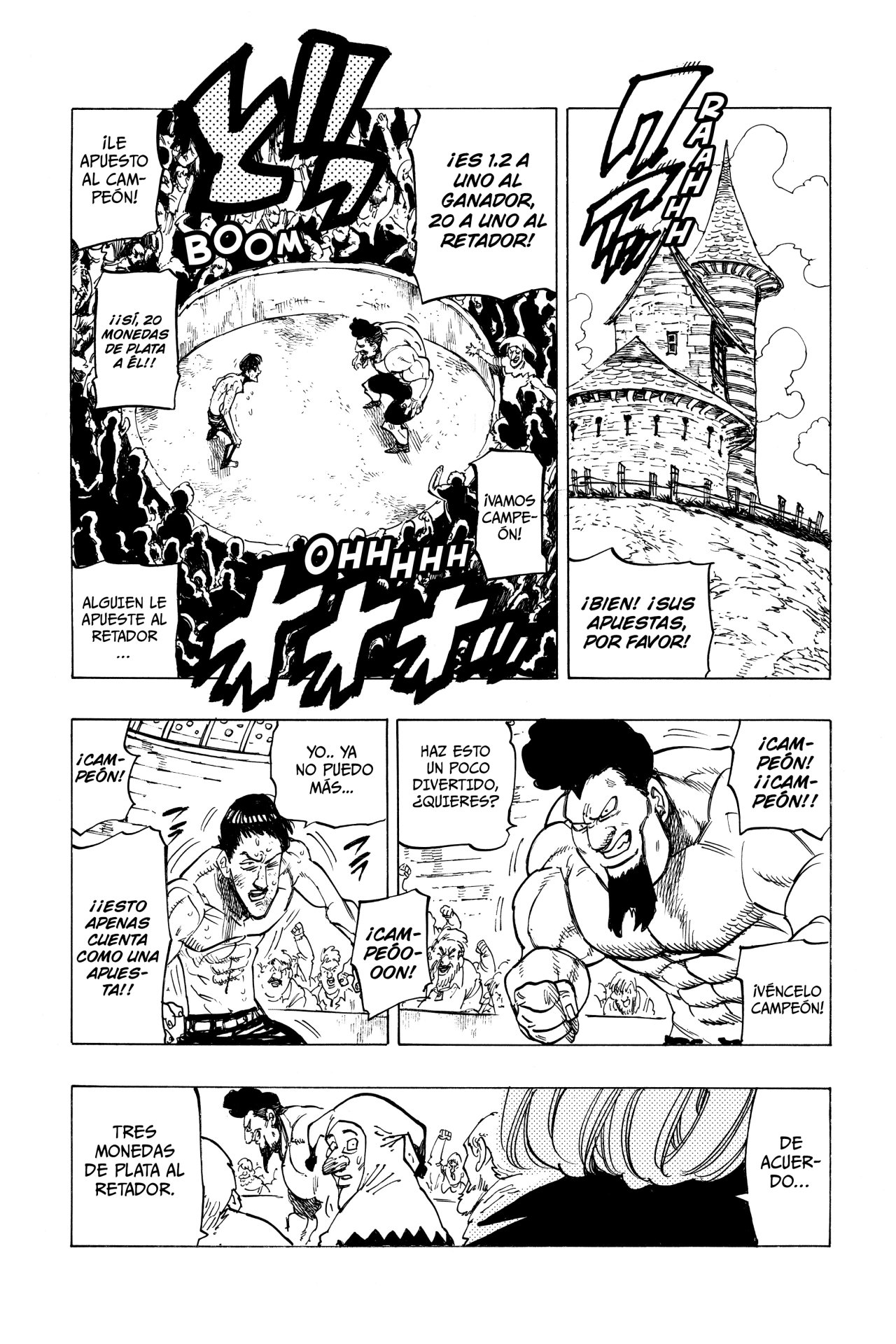 Mokushiroku no Yonkishi Capitulo 25: Un emocionante día en Cant página 18