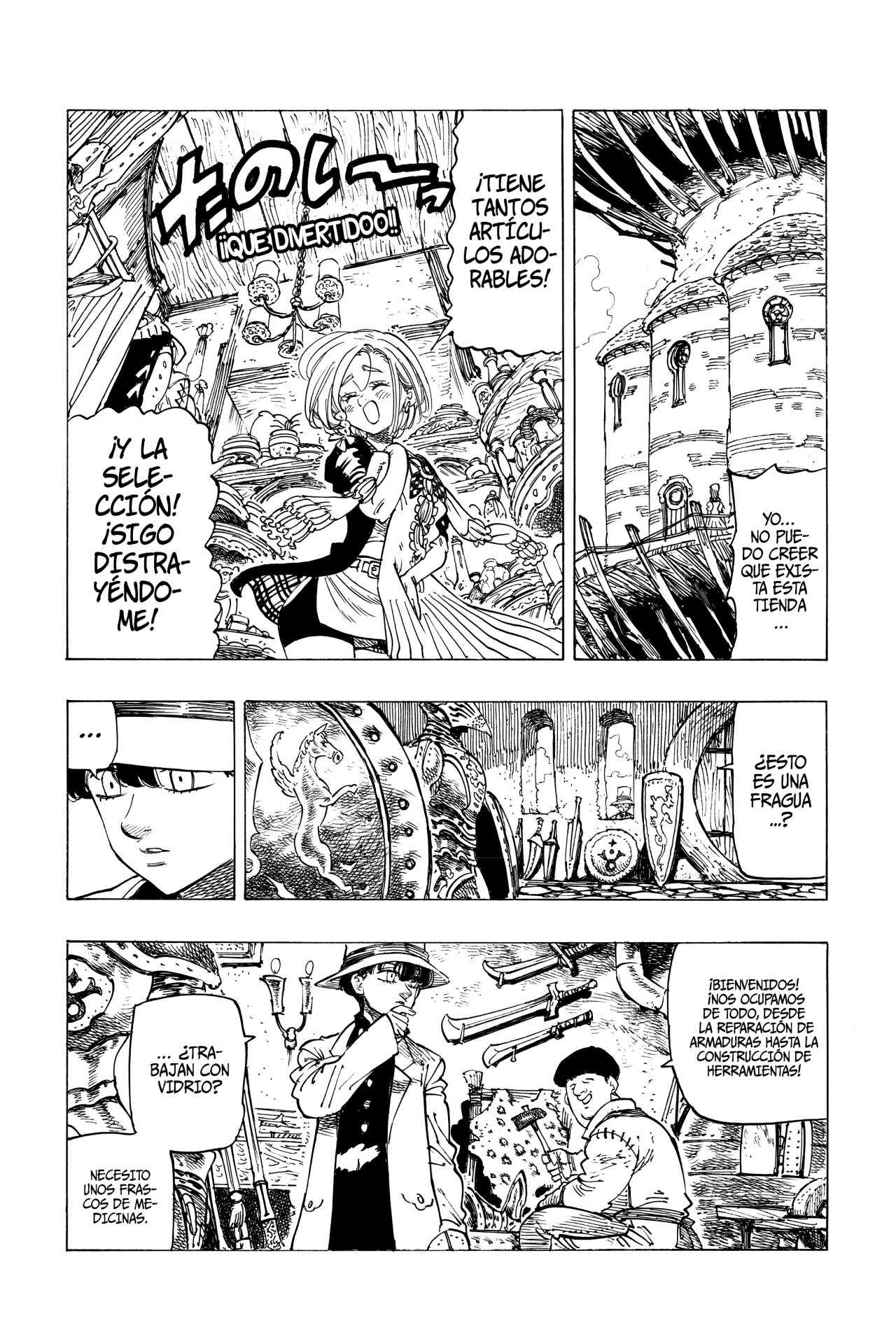 Mokushiroku no Yonkishi Capitulo 25: Un emocionante día en Cant página 5