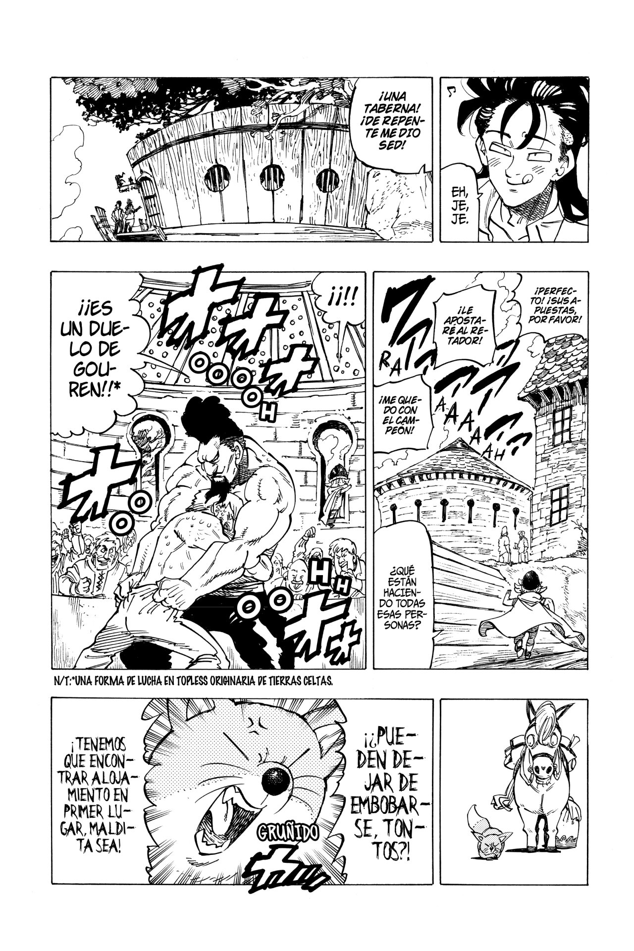 Mokushiroku no Yonkishi Capitulo 25: Un emocionante día en Cant página 6
