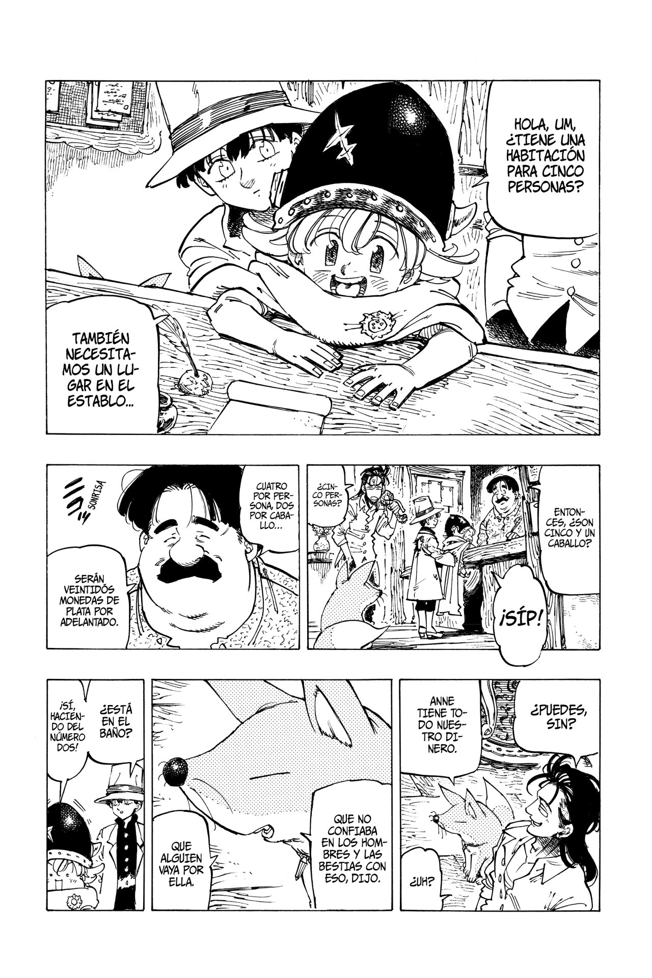 Mokushiroku no Yonkishi Capitulo 25: Un emocionante día en Cant página 7