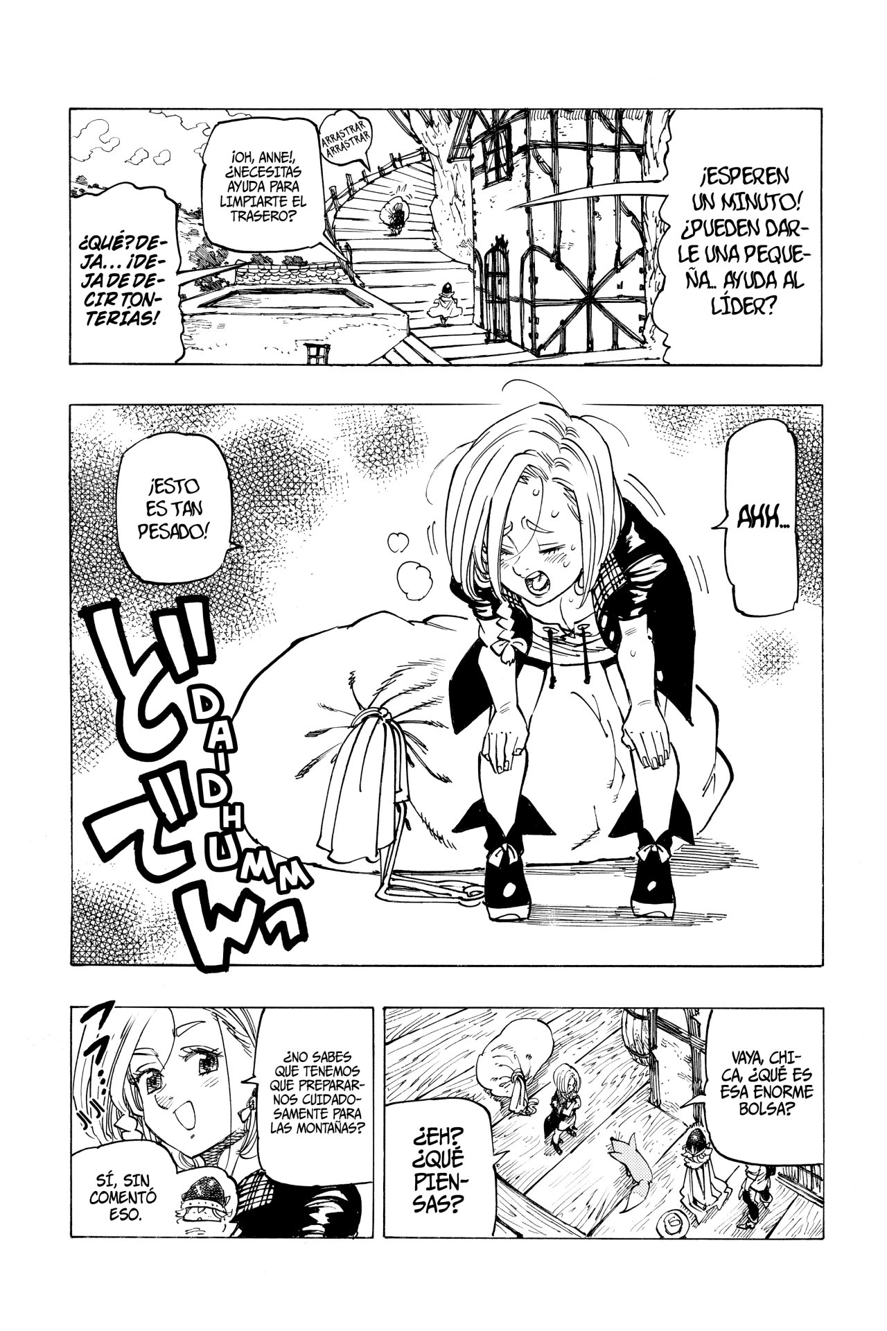 Mokushiroku no Yonkishi Capitulo 25: Un emocionante día en Cant página 8
