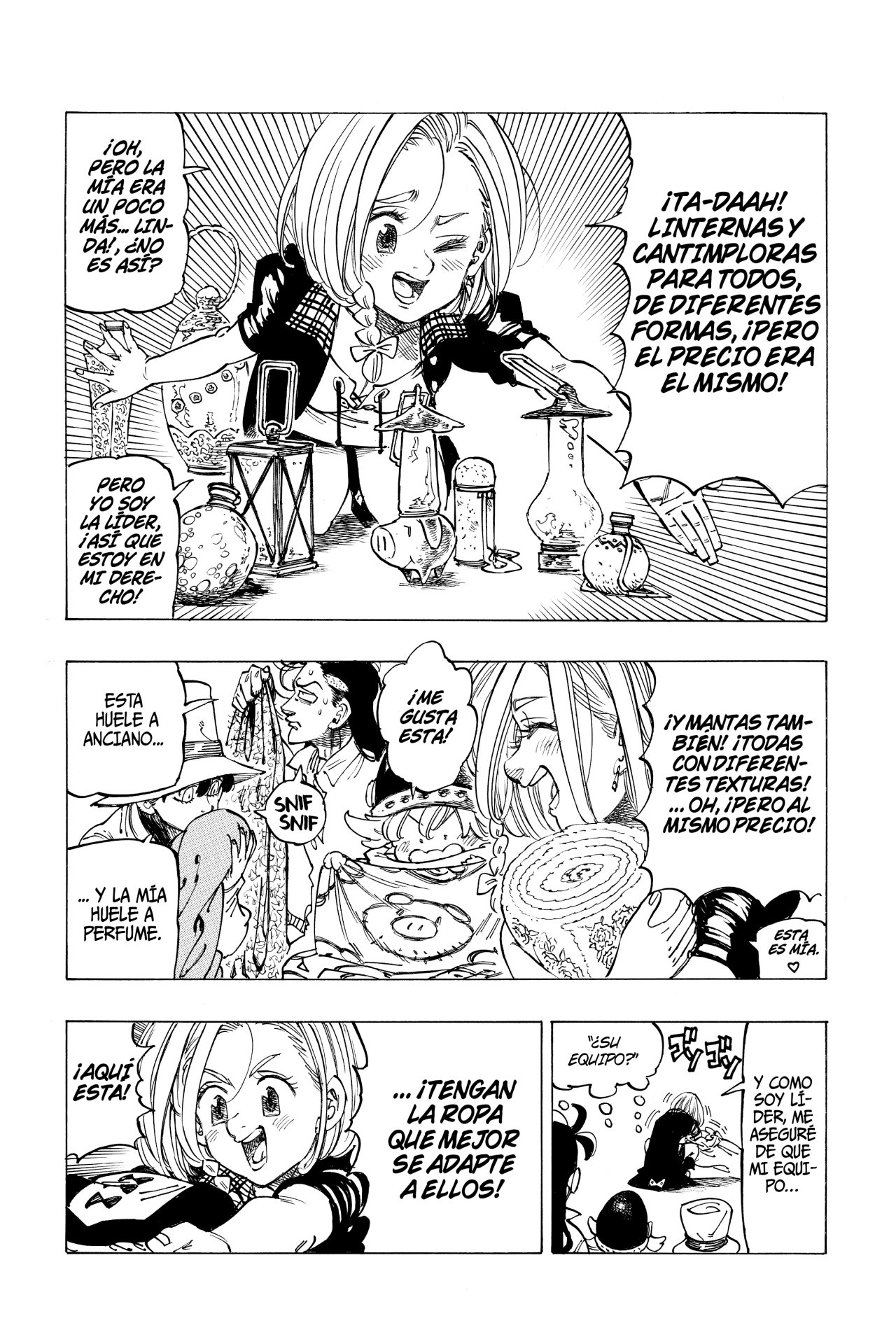 Mokushiroku no Yonkishi Capitulo 25: Un emocionante día en Cant página 9