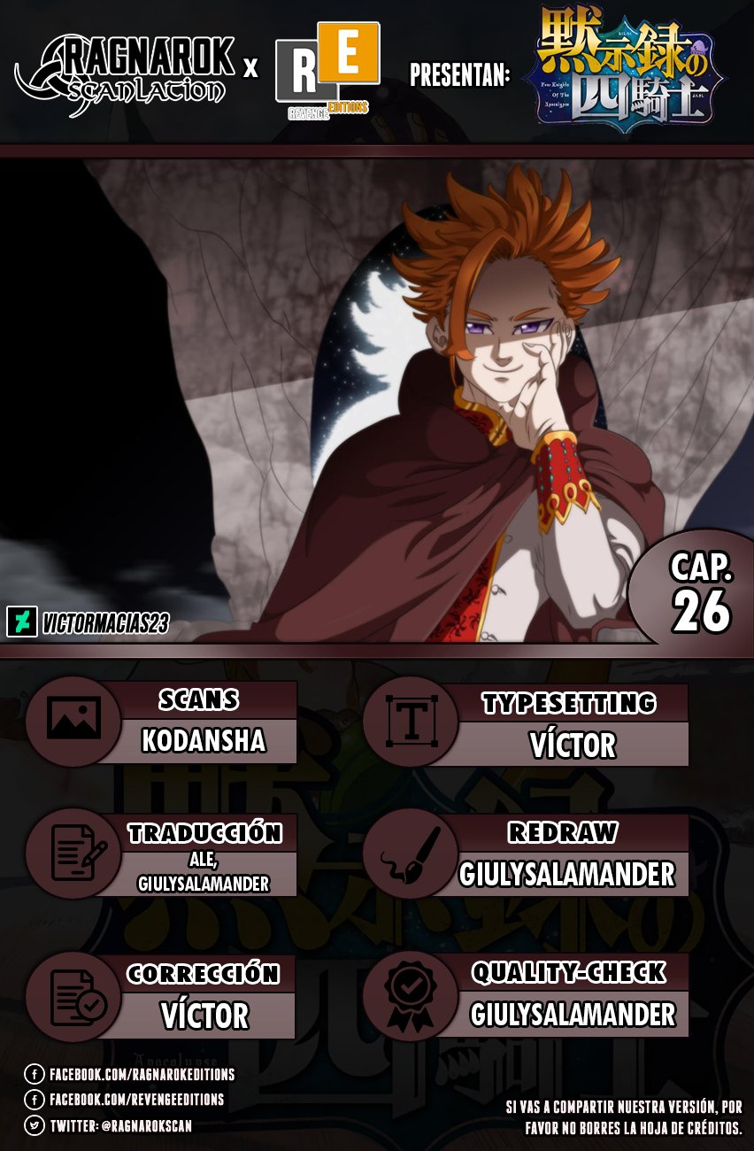 Mokushiroku no Yonkishi Capitulo 26 página 20