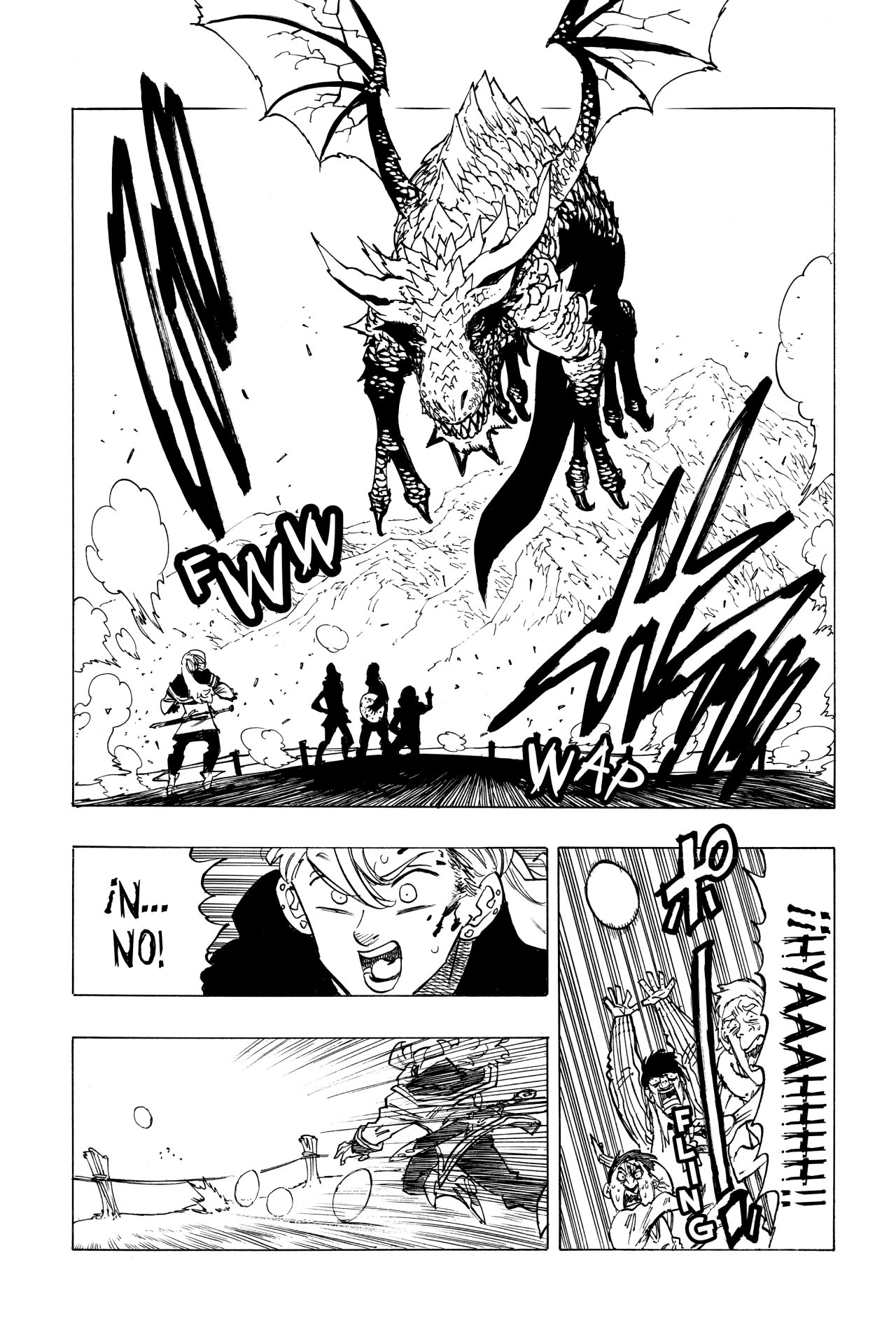 Mokushiroku no Yonkishi Capitulo 28: Rugido de destrucción página 17