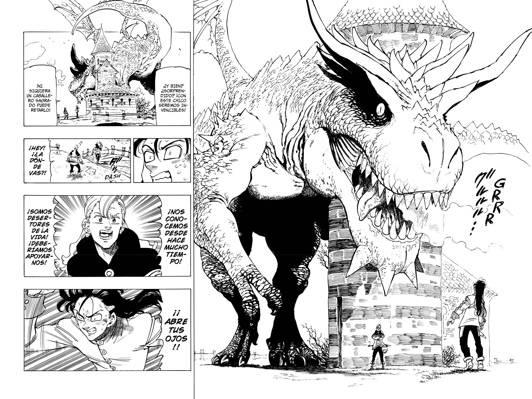 Mokushiroku no Yonkishi Capitulo 28: Rugido de destrucción página 3