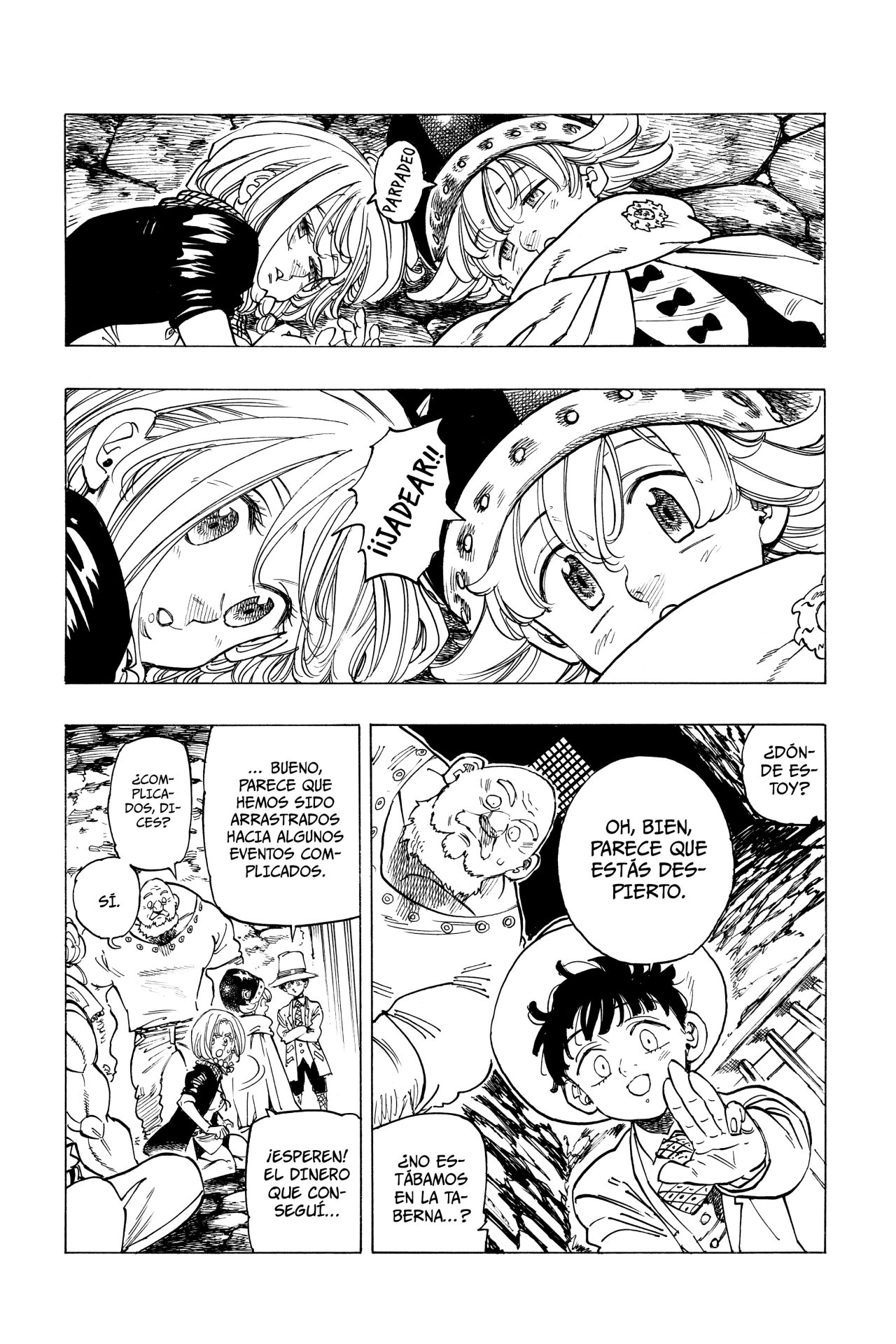 Mokushiroku no Yonkishi Capitulo 28: Rugido de destrucción página 4