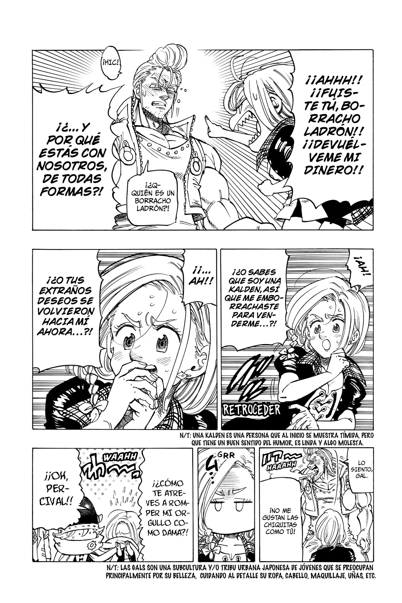 Mokushiroku no Yonkishi Capitulo 28: Rugido de destrucción página 5