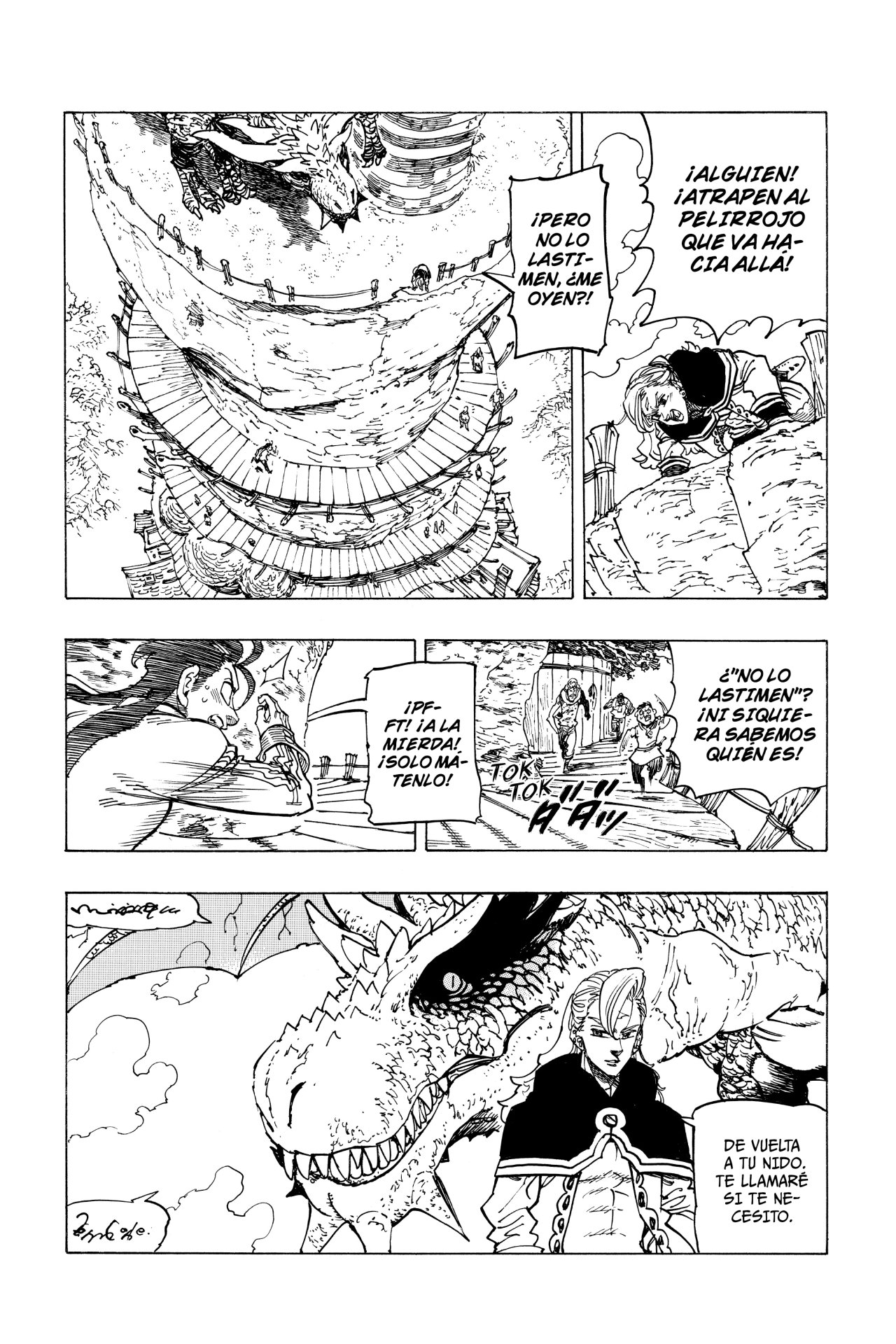 Mokushiroku no Yonkishi Capitulo 28: Rugido de destrucción página 8