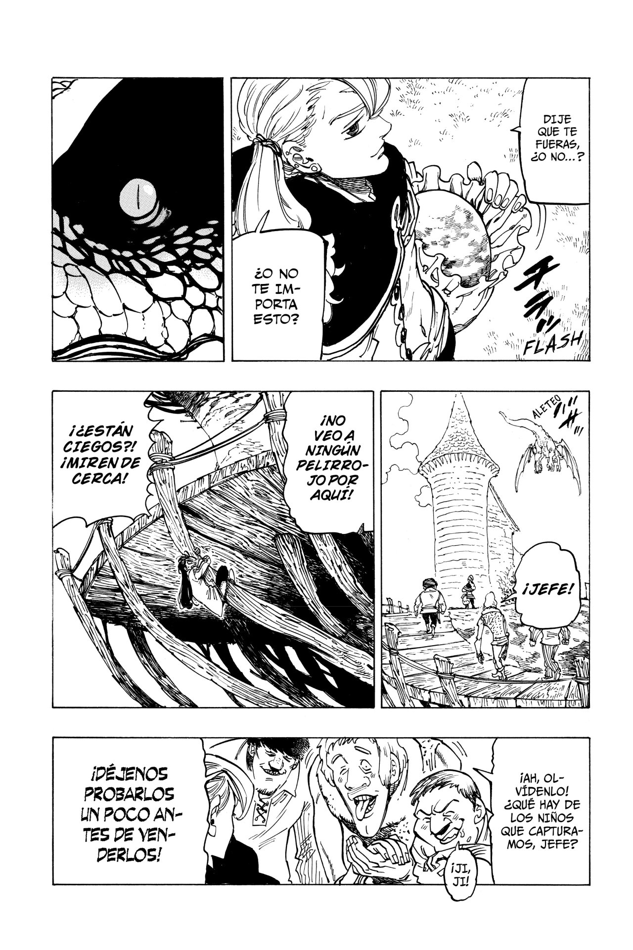 Mokushiroku no Yonkishi Capitulo 28: Rugido de destrucción página 9