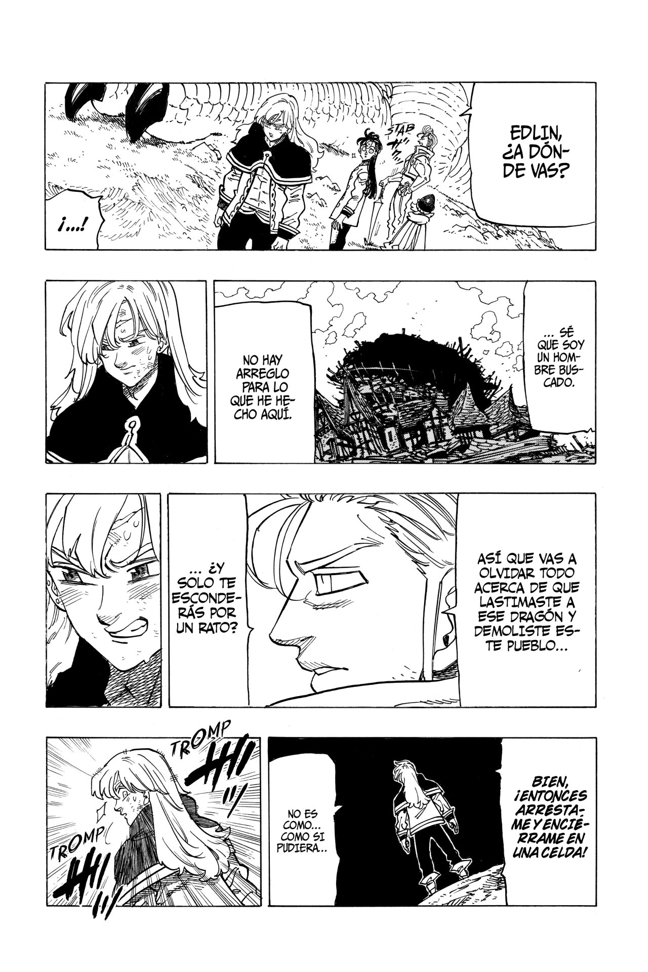 Mokushiroku no Yonkishi Capitulo 31: Un verdadero caballero sagrado página 11