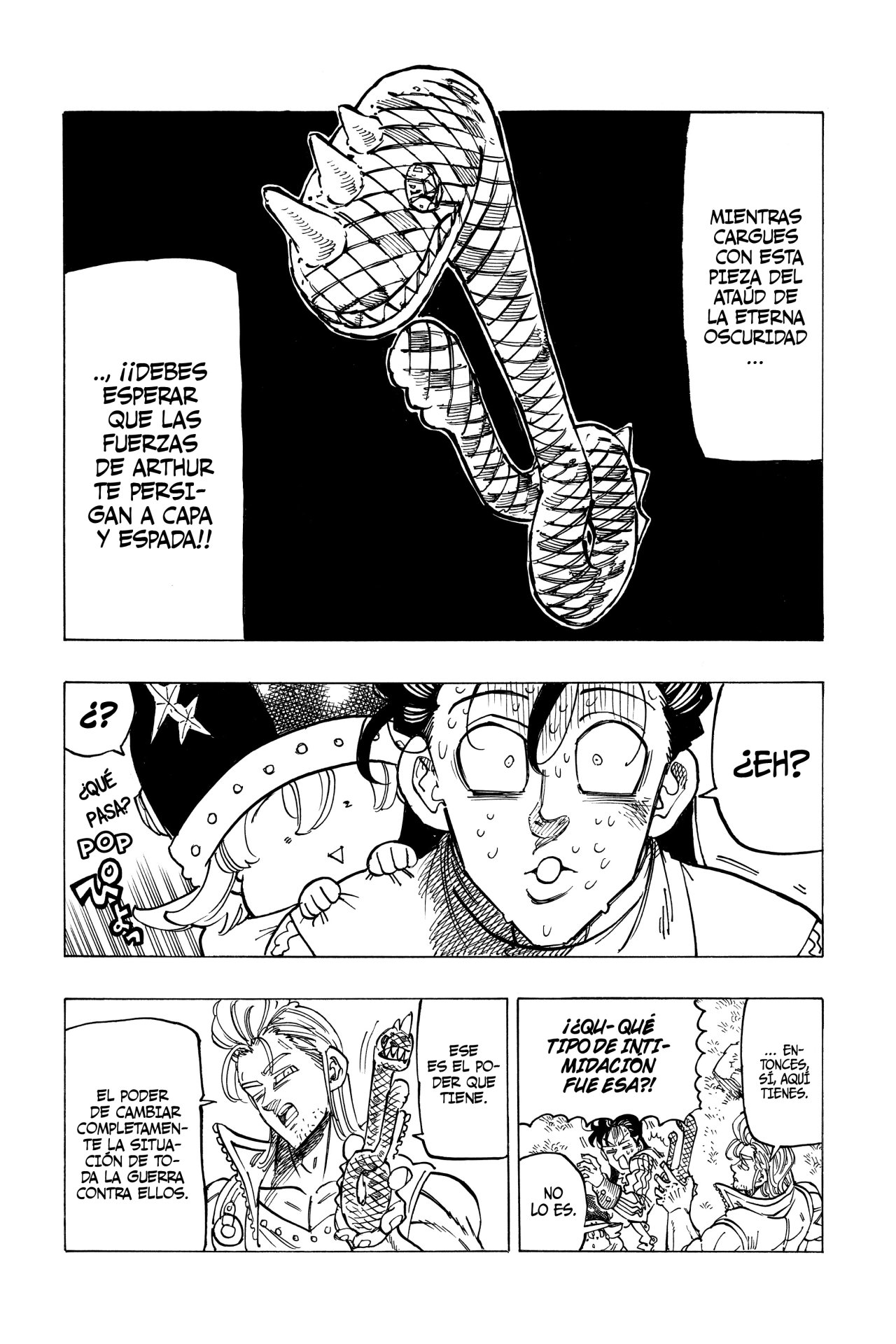Mokushiroku no Yonkishi Capitulo 31: Un verdadero caballero sagrado página 17