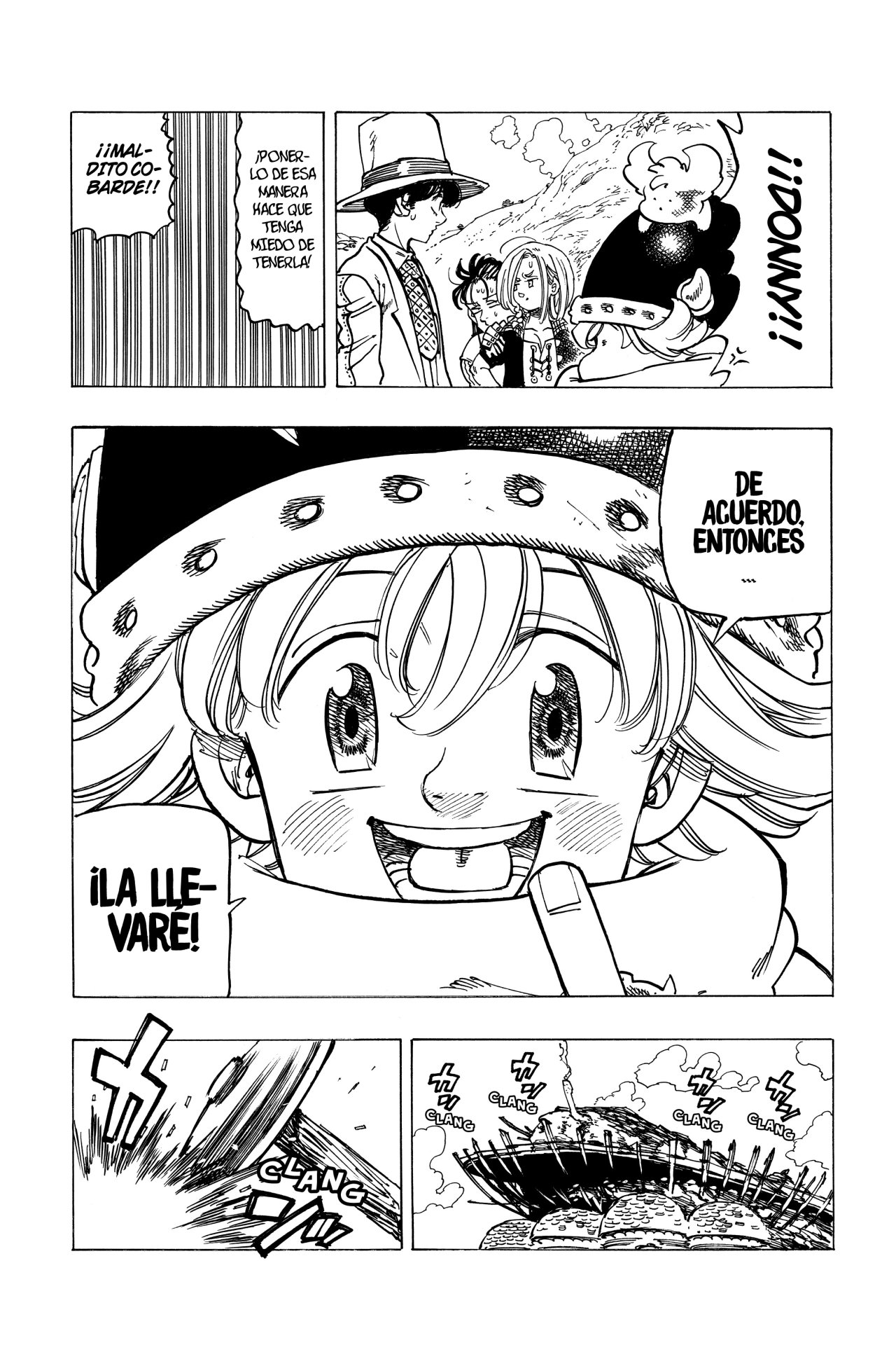 Mokushiroku no Yonkishi Capitulo 31: Un verdadero caballero sagrado página 18