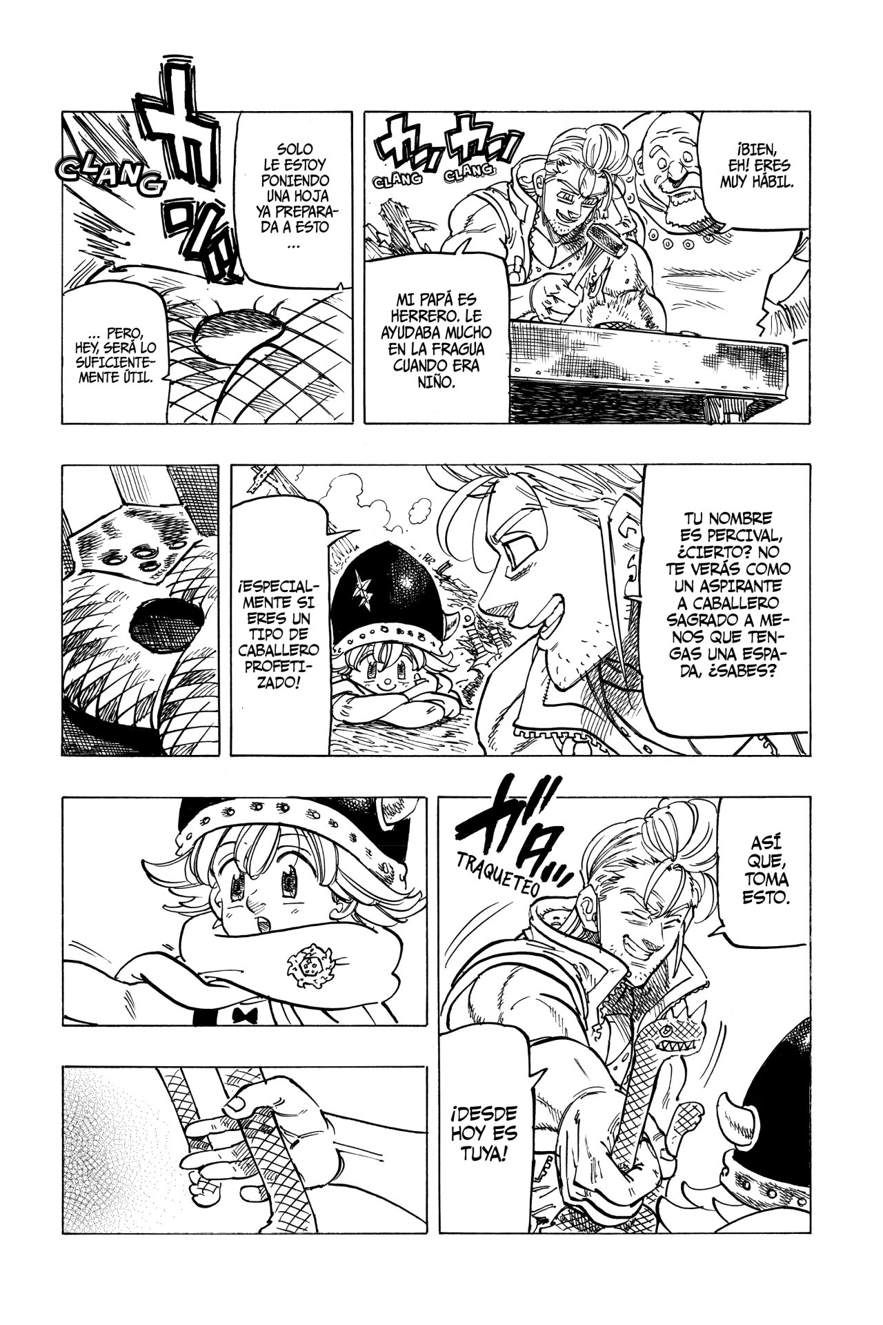 Mokushiroku no Yonkishi Capitulo 31: Un verdadero caballero sagrado página 19