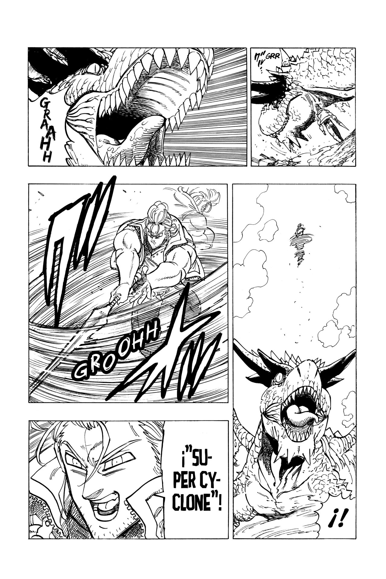 Mokushiroku no Yonkishi Capitulo 31: Un verdadero caballero sagrado página 3