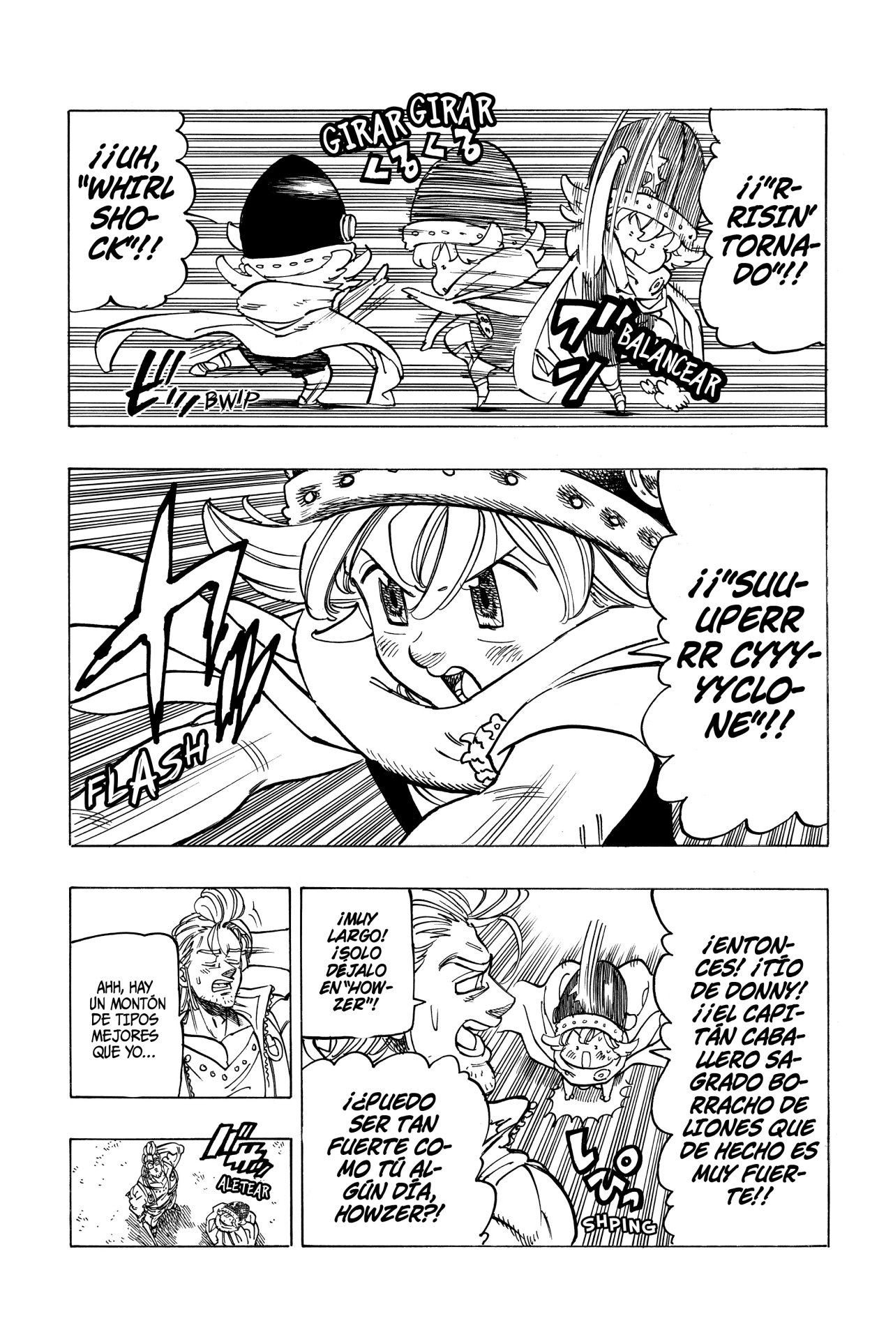 Mokushiroku no Yonkishi Capitulo 31: Un verdadero caballero sagrado página 8