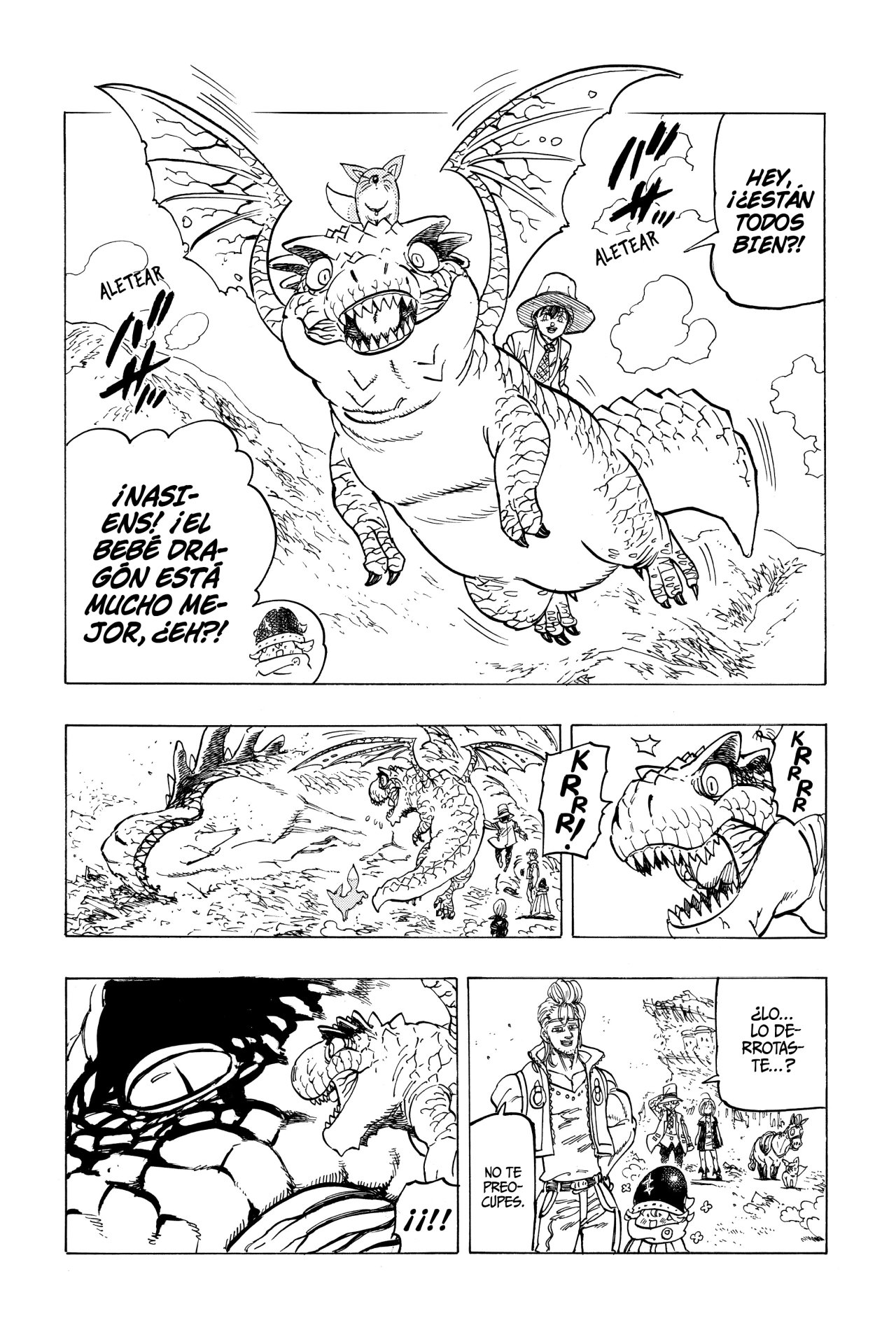 Mokushiroku no Yonkishi Capitulo 31: Un verdadero caballero sagrado página 9