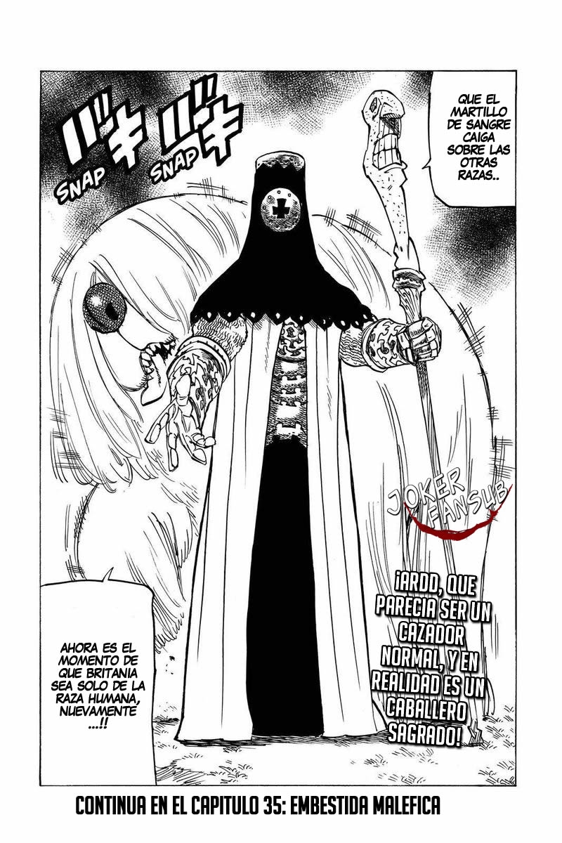 Mokushiroku no Yonkishi Capitulo 34: Verdadera naturaleza expuesta página 20