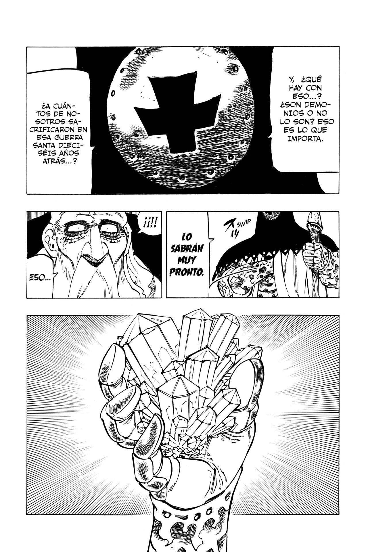 Mokushiroku no Yonkishi Capitulo 35: Un esfuerzo siniestro página 11