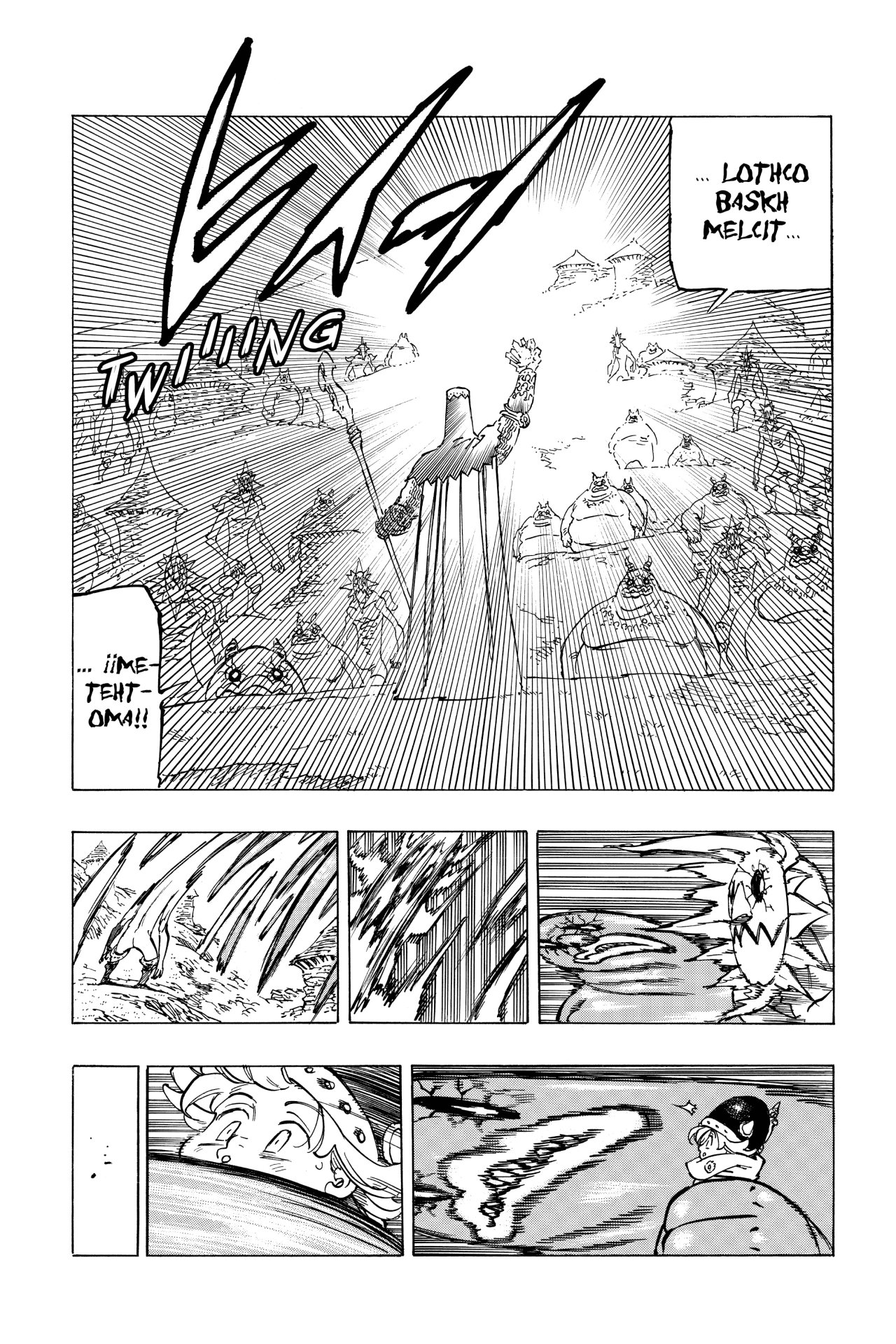 Mokushiroku no Yonkishi Capitulo 35: Un esfuerzo siniestro página 12