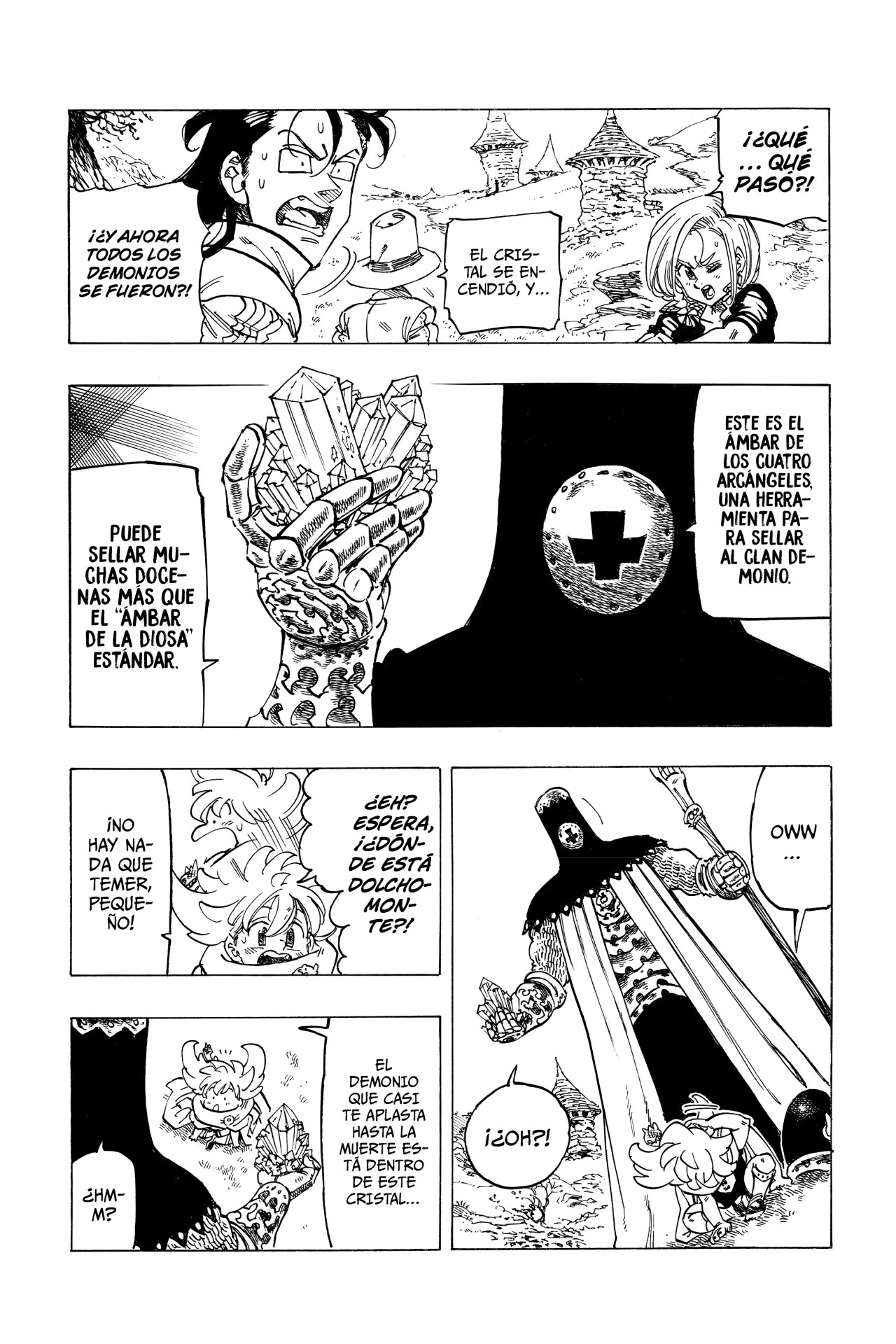 Mokushiroku no Yonkishi Capitulo 35: Un esfuerzo siniestro página 14