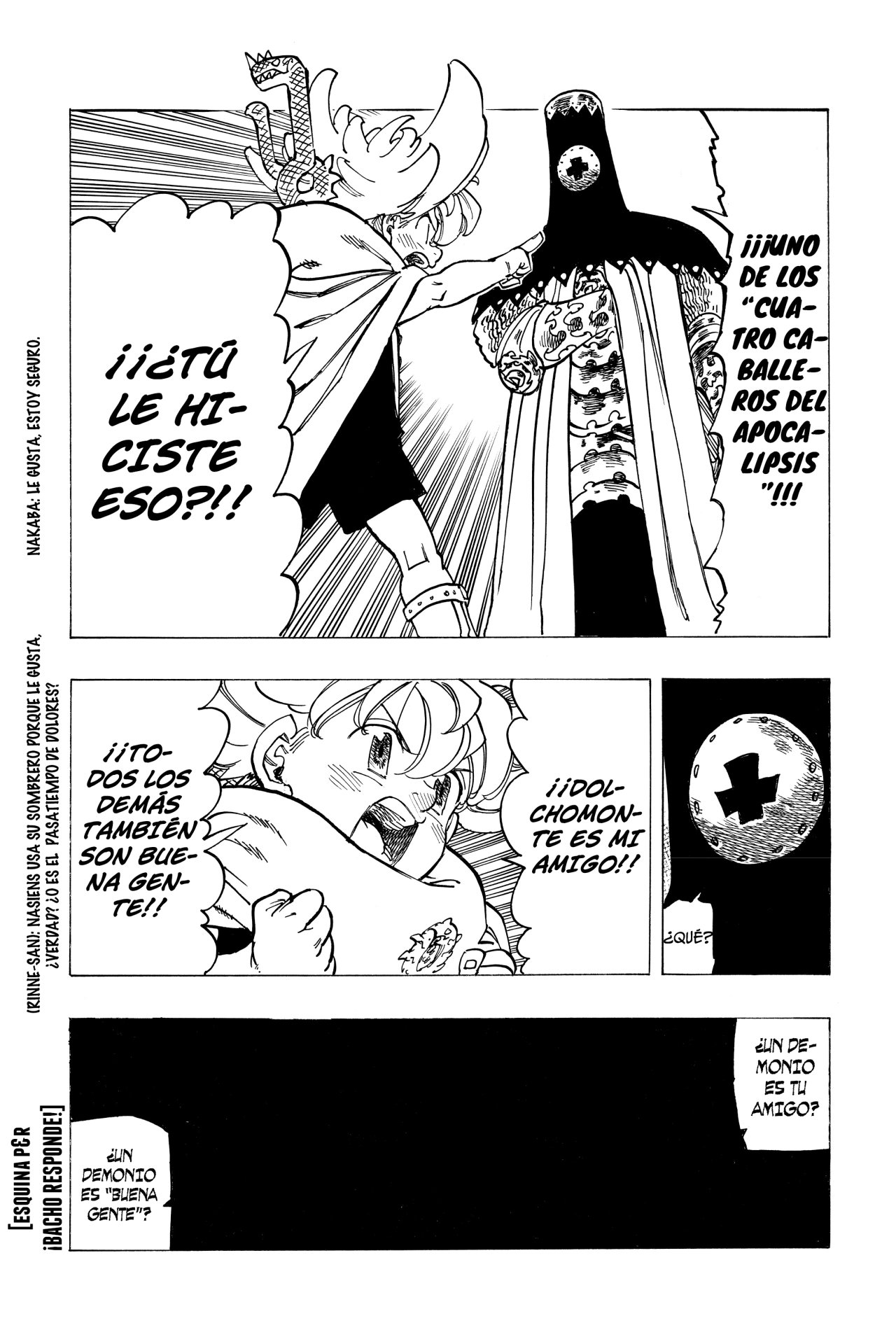 Mokushiroku no Yonkishi Capitulo 35: Un esfuerzo siniestro página 16