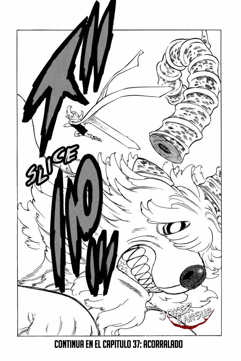 Mokushiroku no Yonkishi Capitulo 36: Cernunnos, la bestia mística página 21