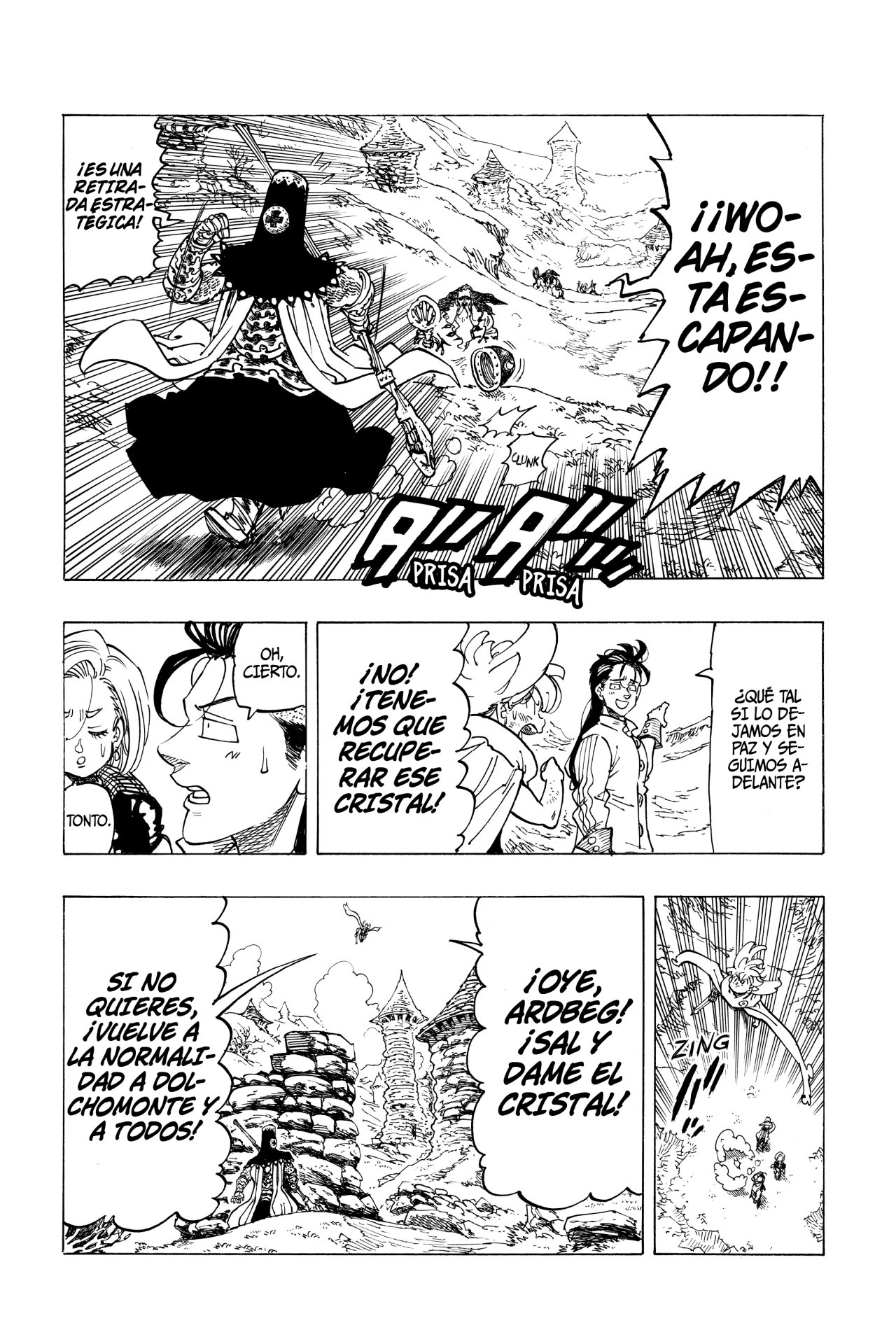 Mokushiroku no Yonkishi Capitulo 37: El acorralado página 9