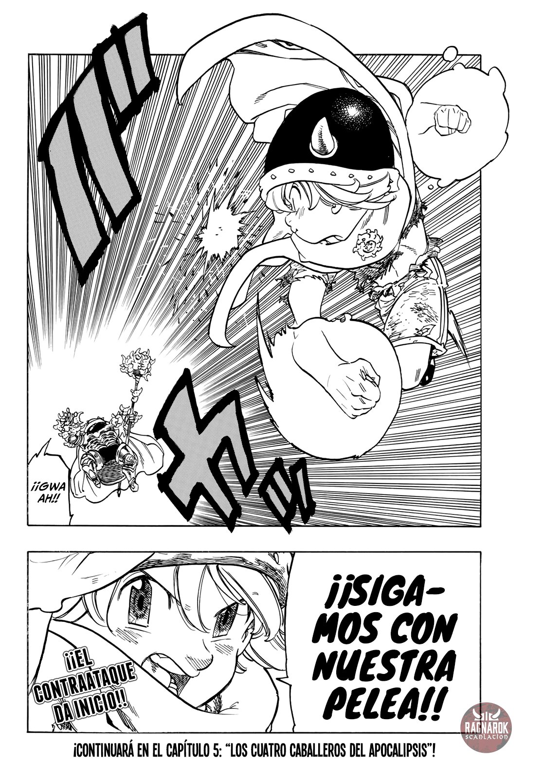 Mokushiroku no Yonkishi Capitulo 4: Poder desconocido página 22