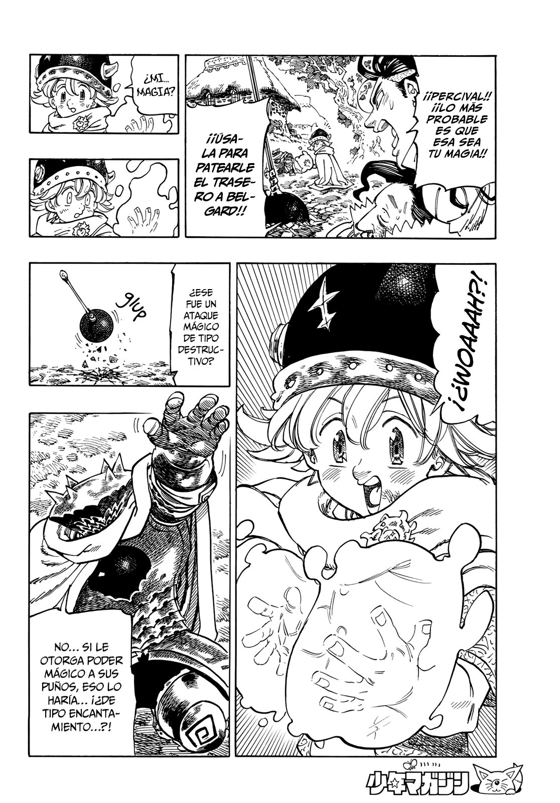 Mokushiroku no Yonkishi Capitulo 4: Poder desconocido página 8
