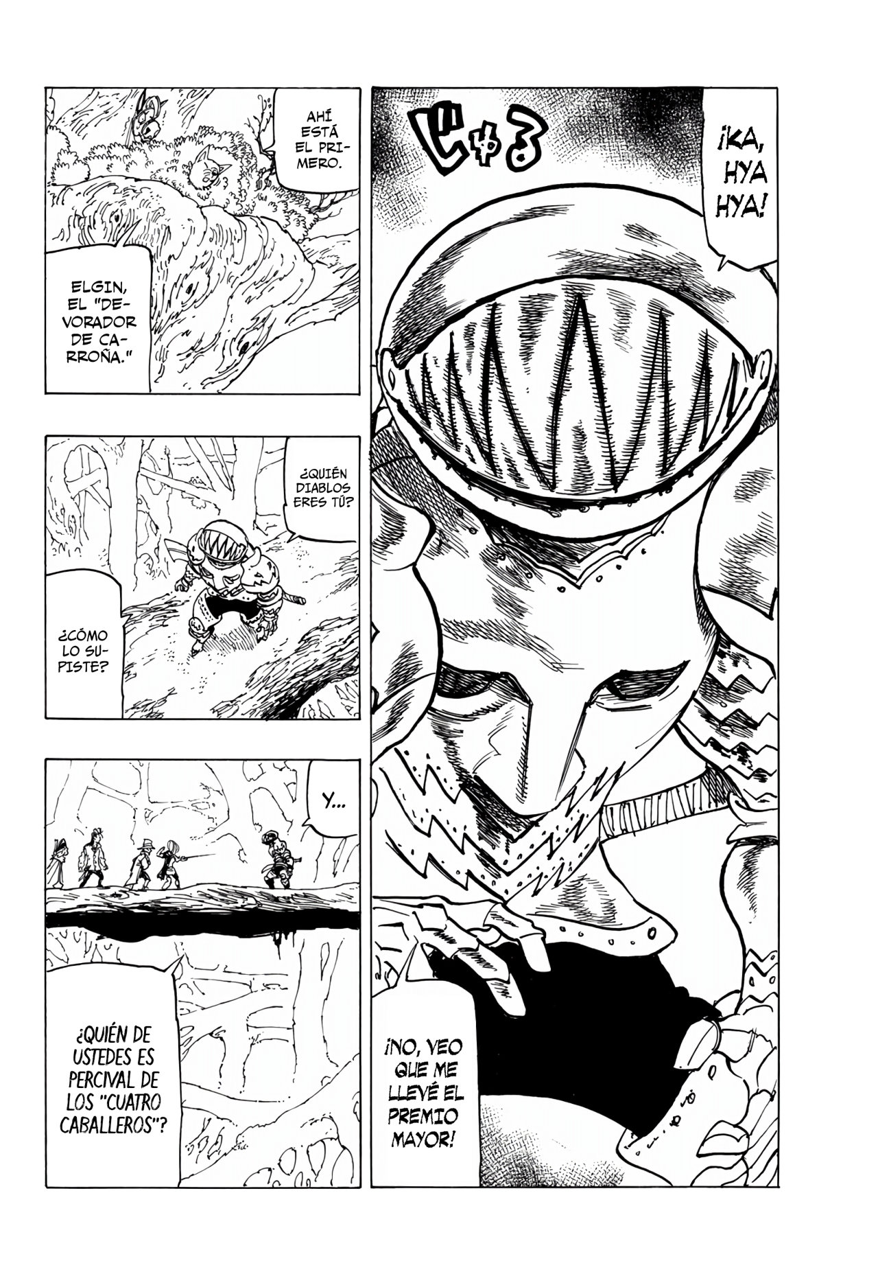 Mokushiroku no Yonkishi Capitulo 42: Los talismanes oscuros página 15