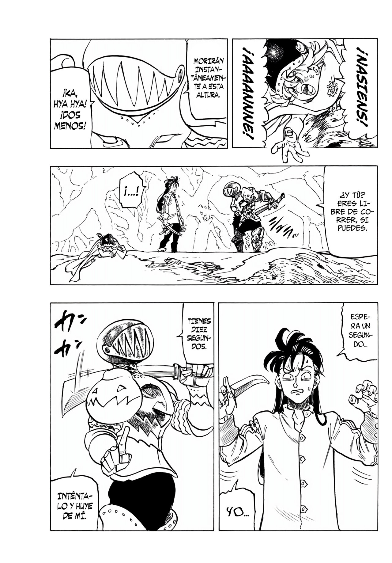 Mokushiroku no Yonkishi Capitulo 42: Los talismanes oscuros página 18