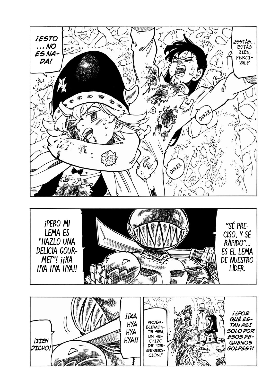 Mokushiroku no Yonkishi Capitulo 43: El comienzo de la intensa batalla página 14