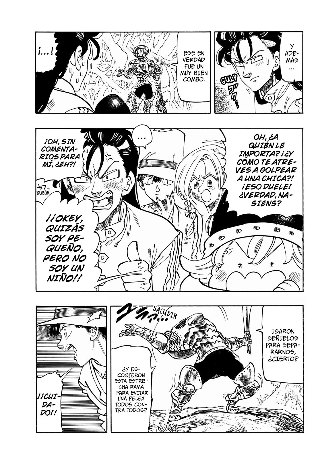 Mokushiroku no Yonkishi Capitulo 43: El comienzo de la intensa batalla página 6