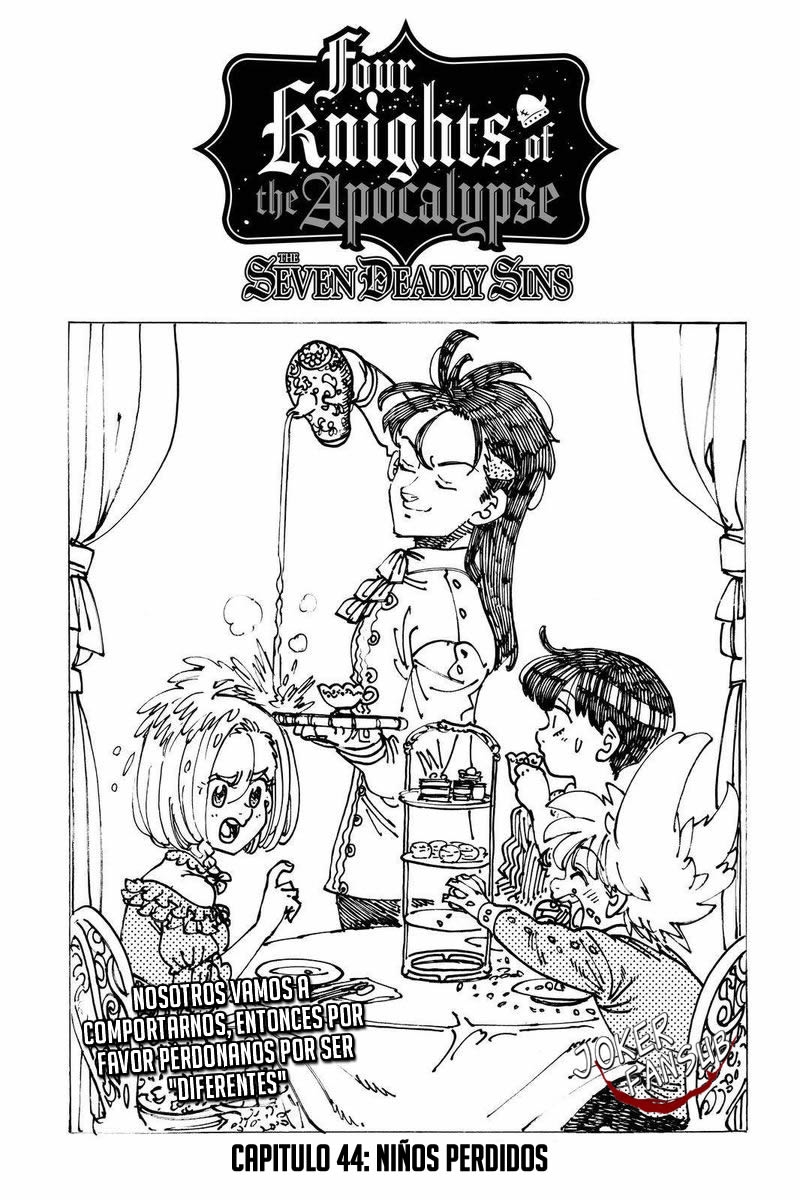 Mokushiroku no Yonkishi Capitulo 44: Los niños perdidos página 2