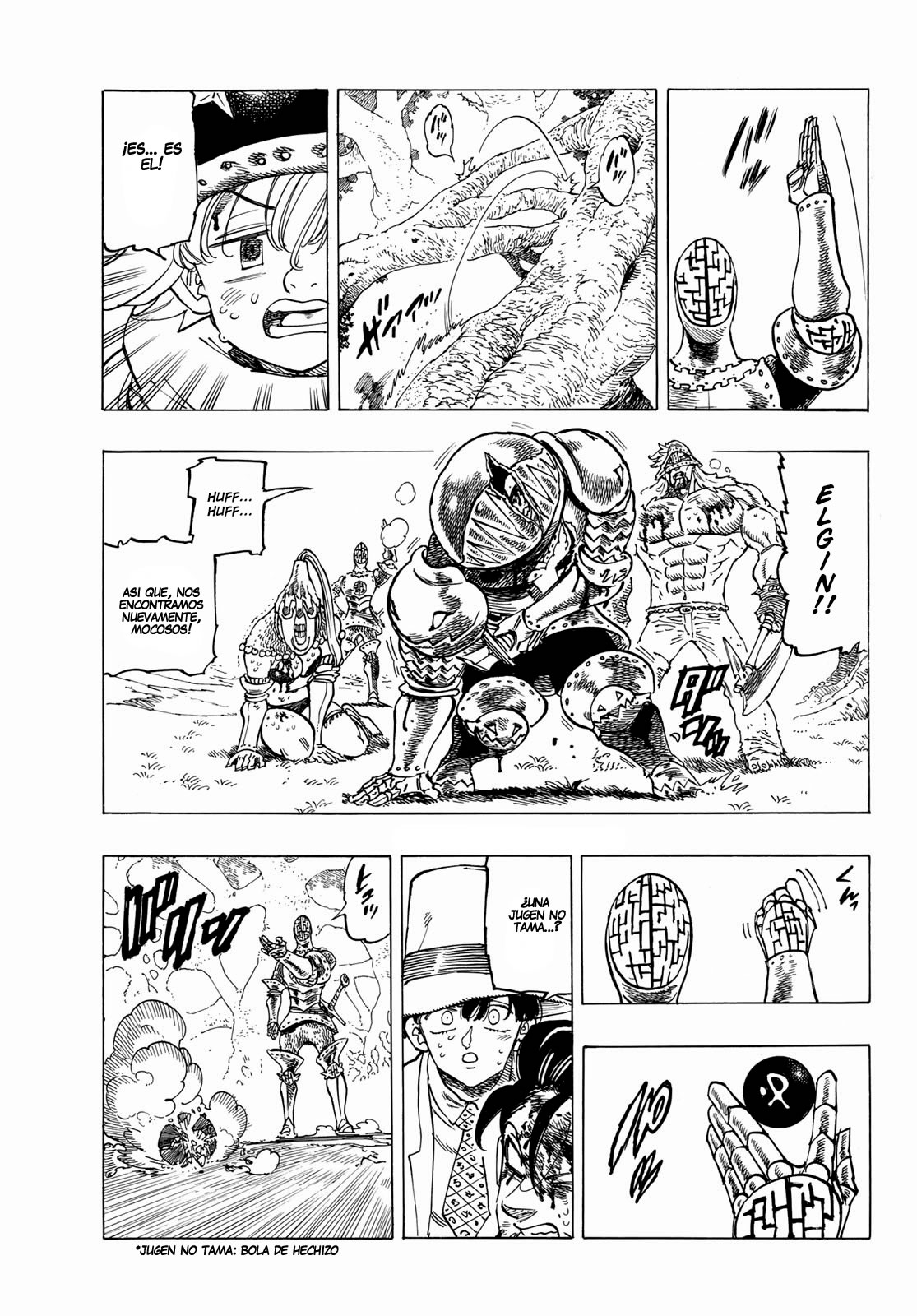Mokushiroku no Yonkishi Capitulo 47: El último golpe de desesperación página 10