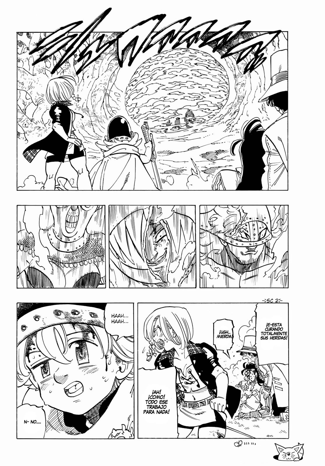 Mokushiroku no Yonkishi Capitulo 47: El último golpe de desesperación página 11