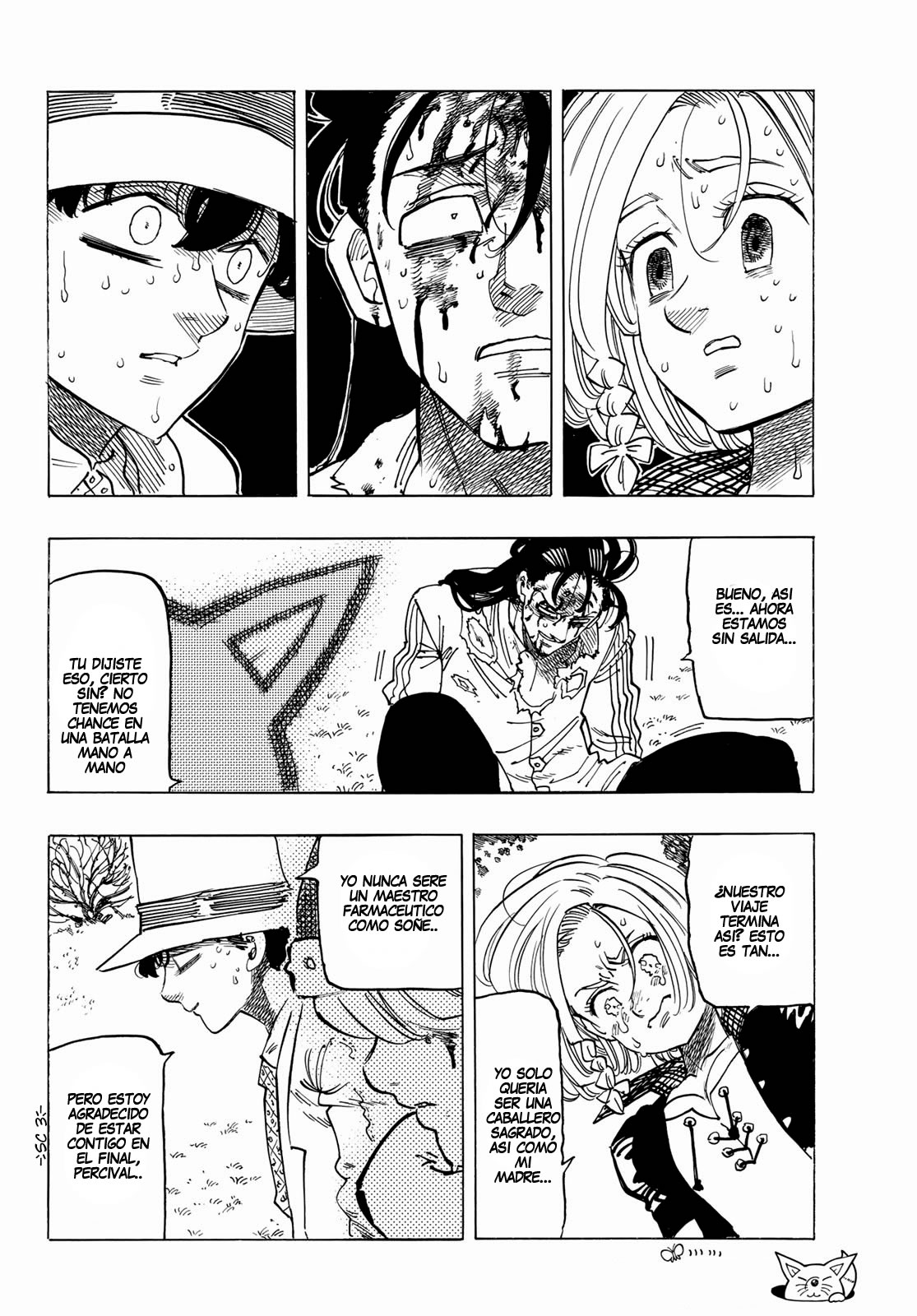 Mokushiroku no Yonkishi Capitulo 47: El último golpe de desesperación página 13